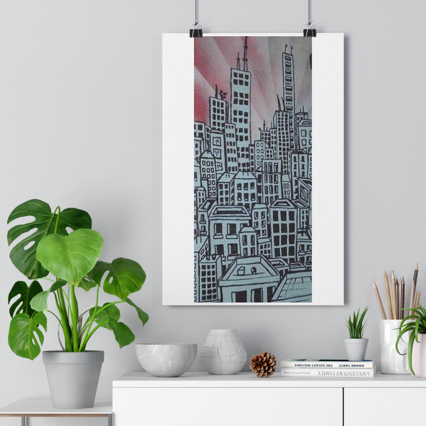 "Sky View”- Giclée Art Print by artist David Hilborn