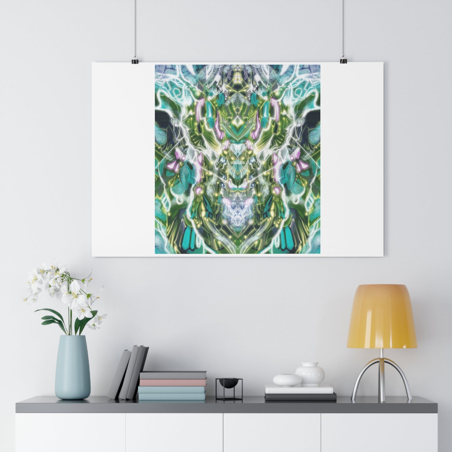 "Green Dragon”- Giclée Art Print by artist David Hilborn