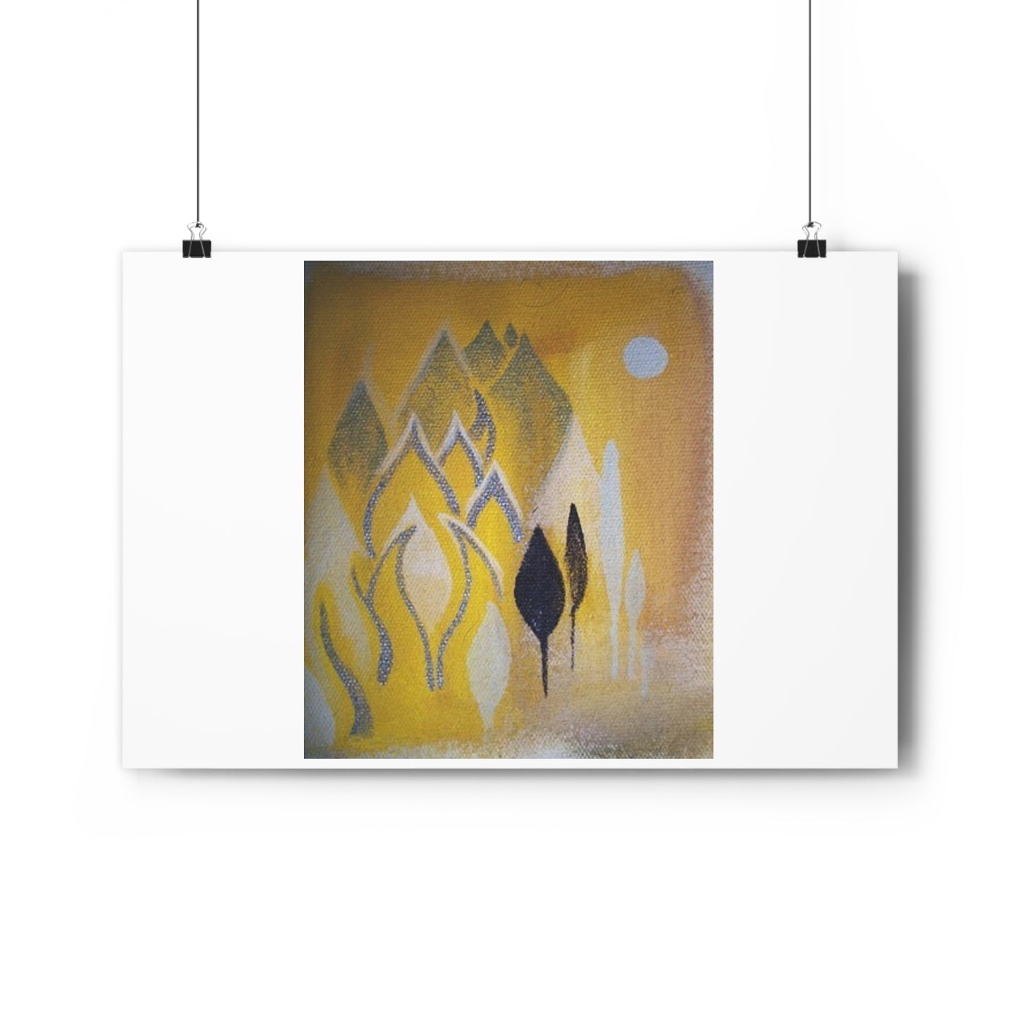 "Simplified Landscape”- Giclée Art Print by artist David Hilborn