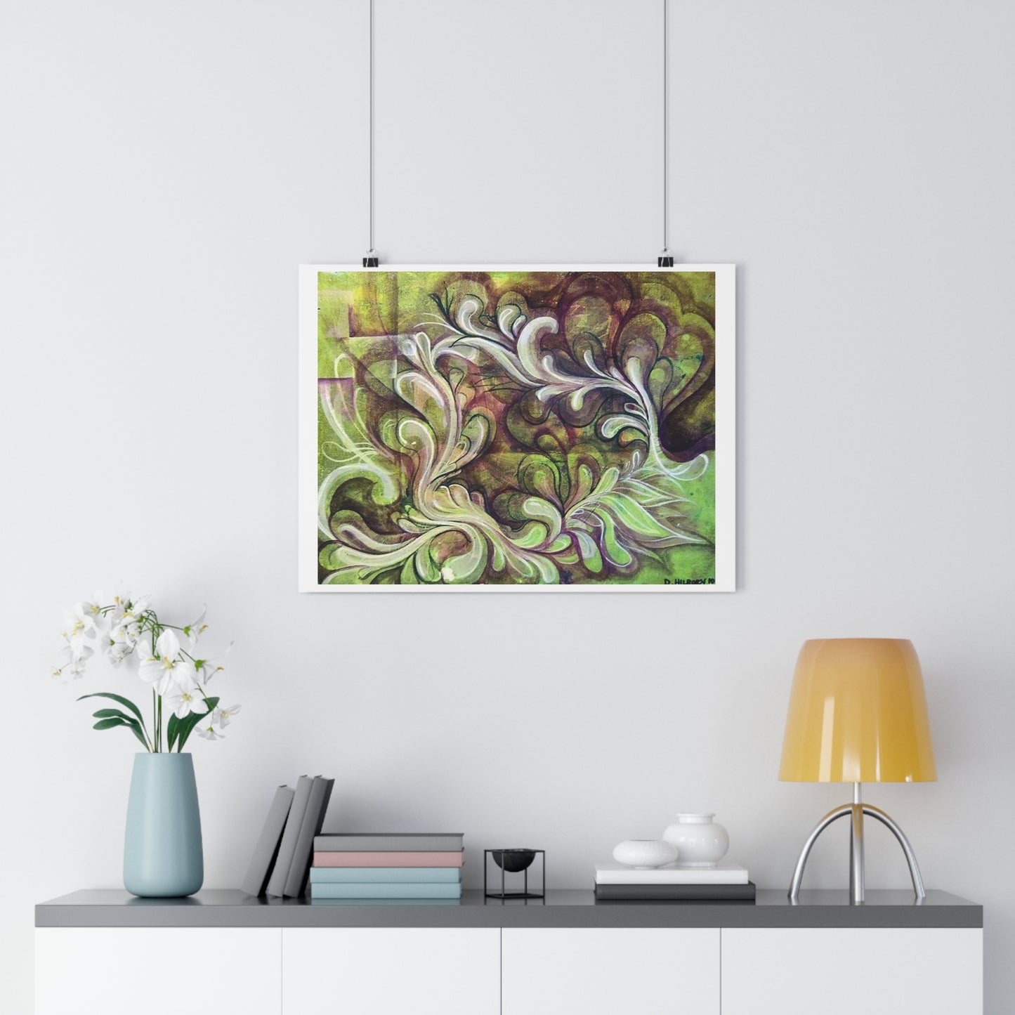 "Mossy Wood”- Giclée Art Print by artist David Hilborn