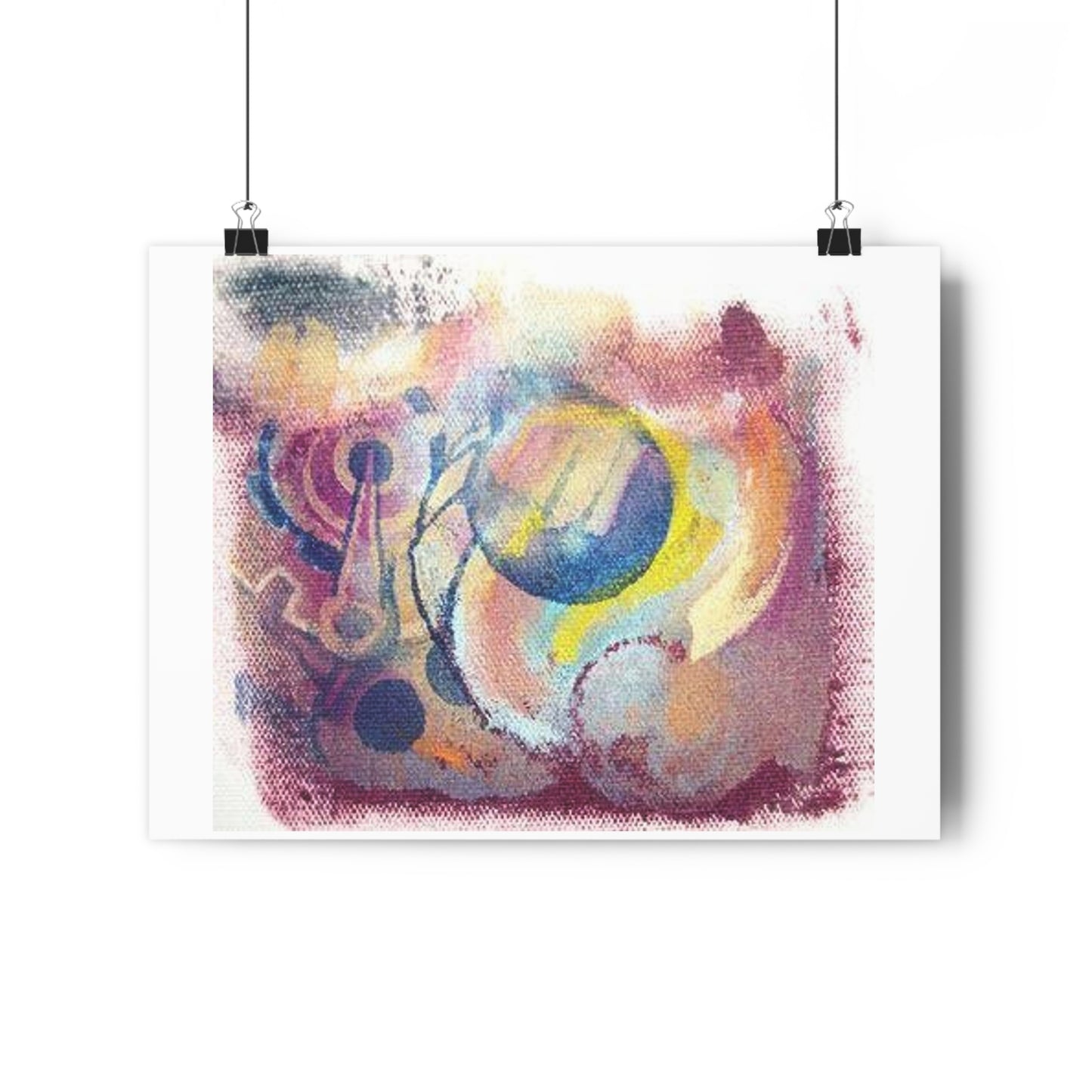 "Button Loop”- Giclée Art Print by artist David Hilborn