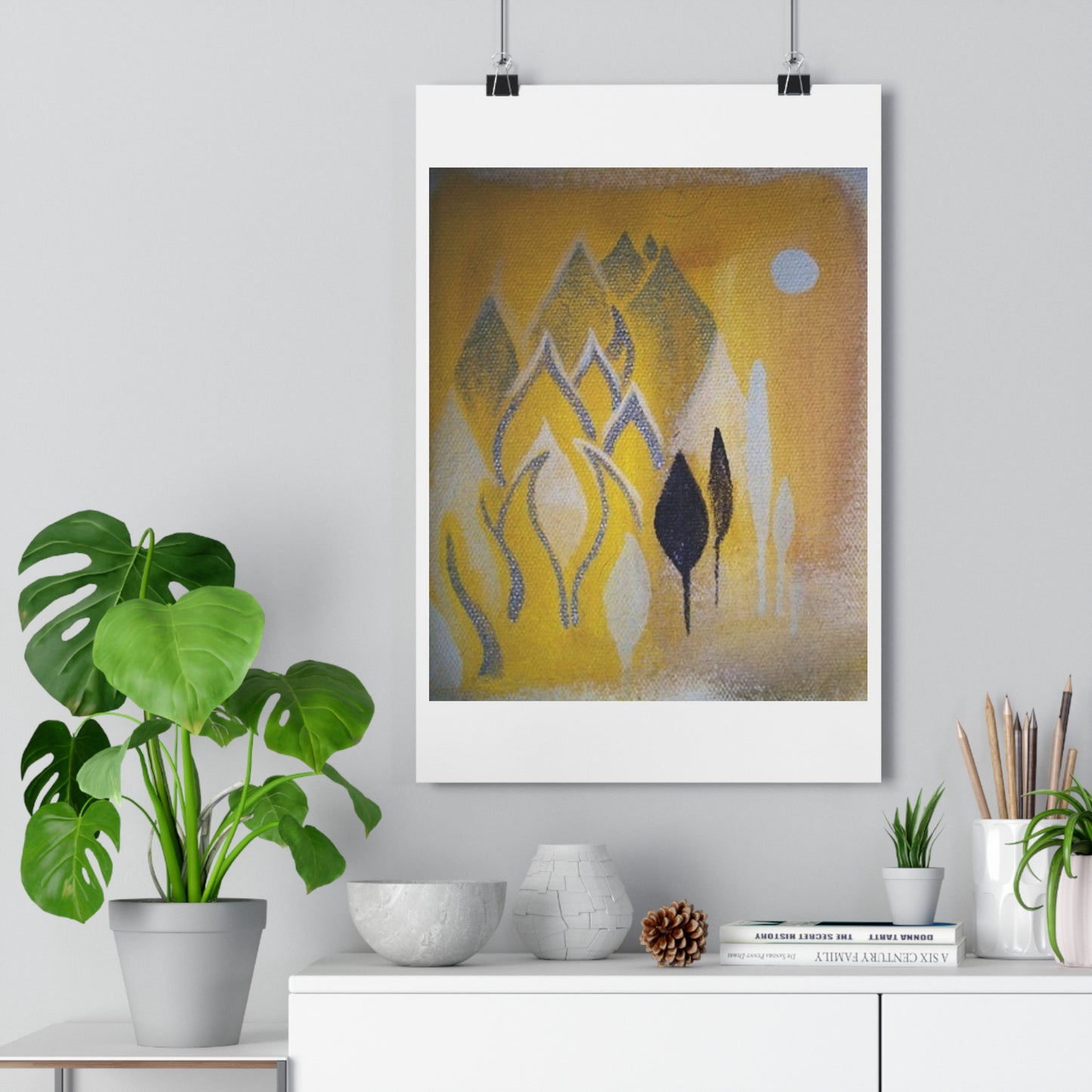 "Simplified Landscape”- Giclée Art Print by artist David Hilborn