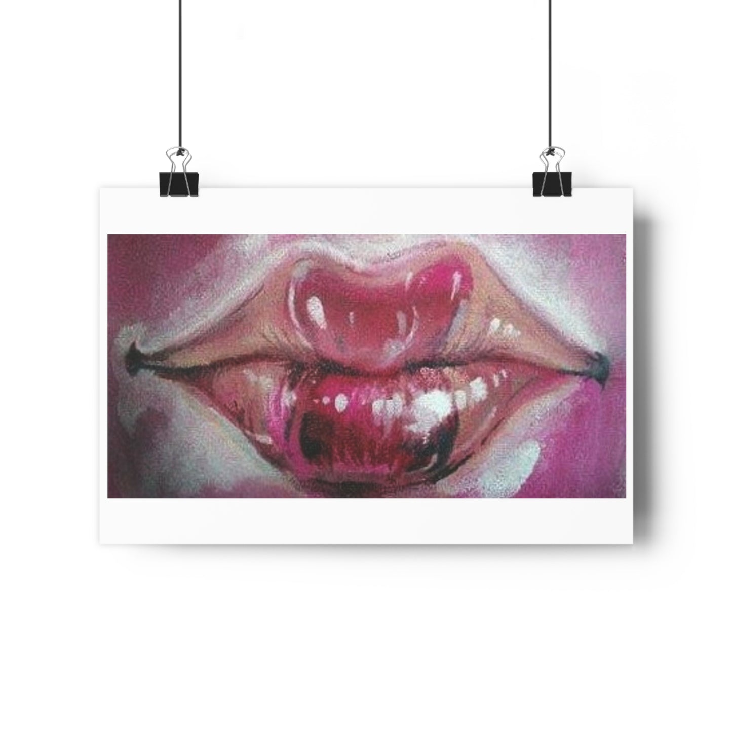 "Lips”- Giclée Art Print by artist David Hilborn