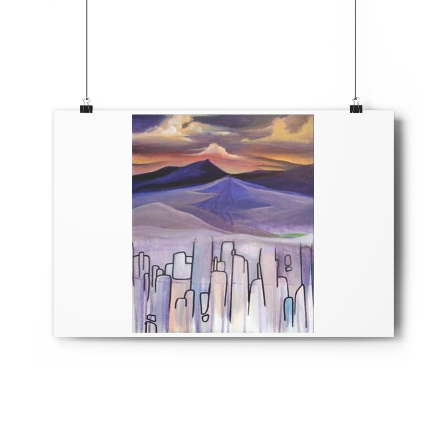 "Bedrock”- Giclée Art Print by artist David Hilborn