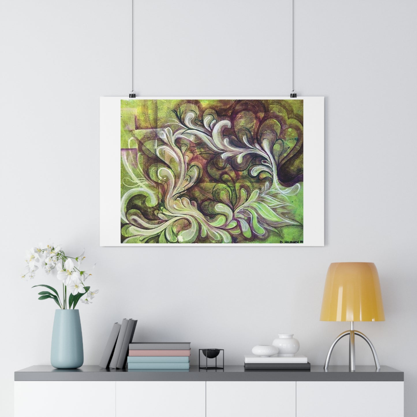 "Mossy Wood”- Giclée Art Print by artist David Hilborn