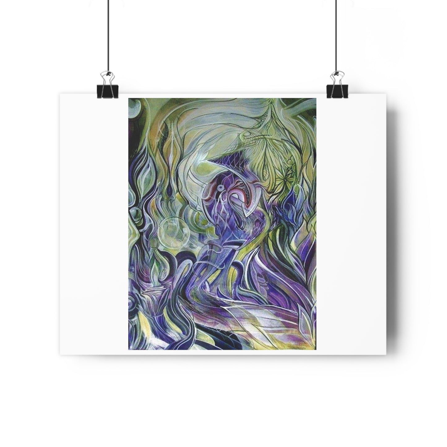 "Purp”- Giclée Art Print by artist David Hilborn