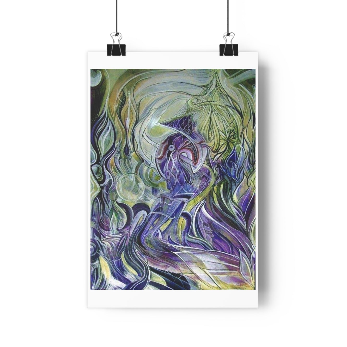 "Purp”- Giclée Art Print by artist David Hilborn