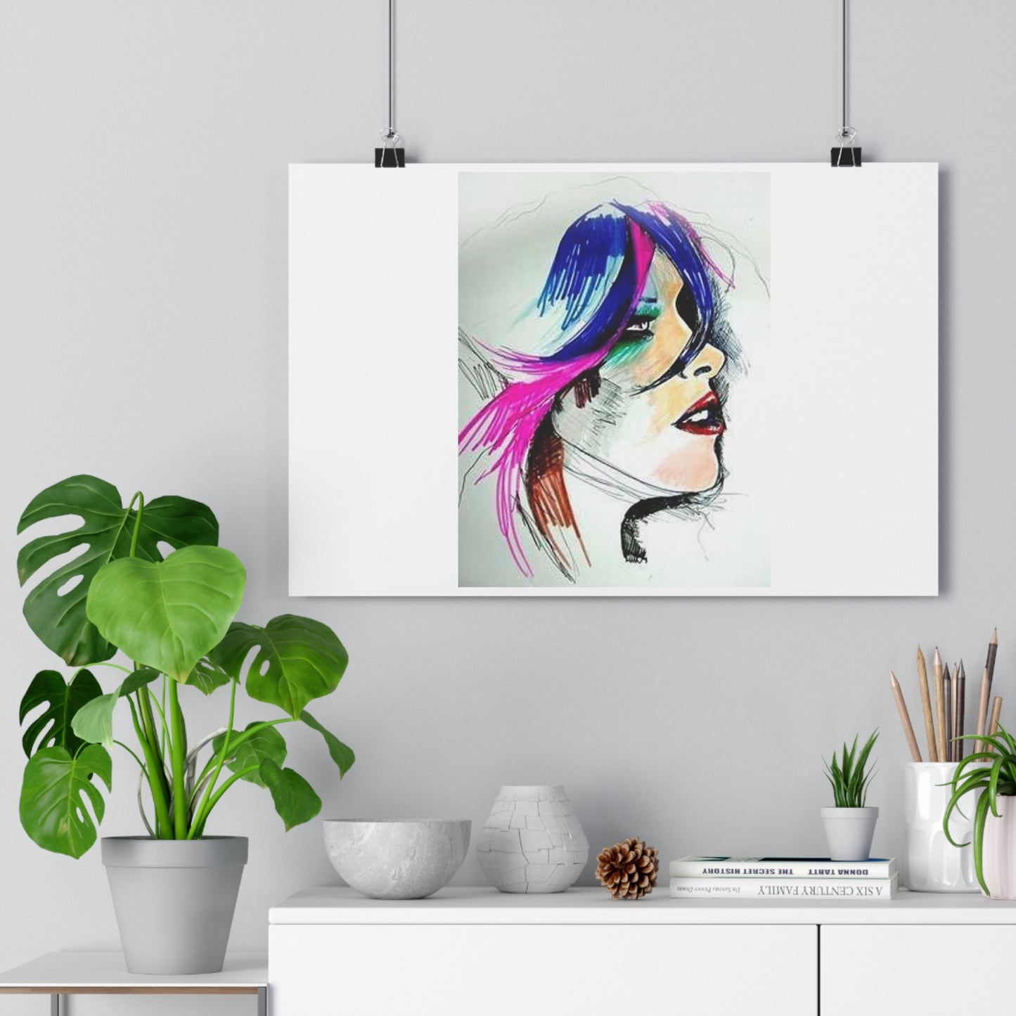 "Scribble”- Giclée Art Print by artist David Hilborn