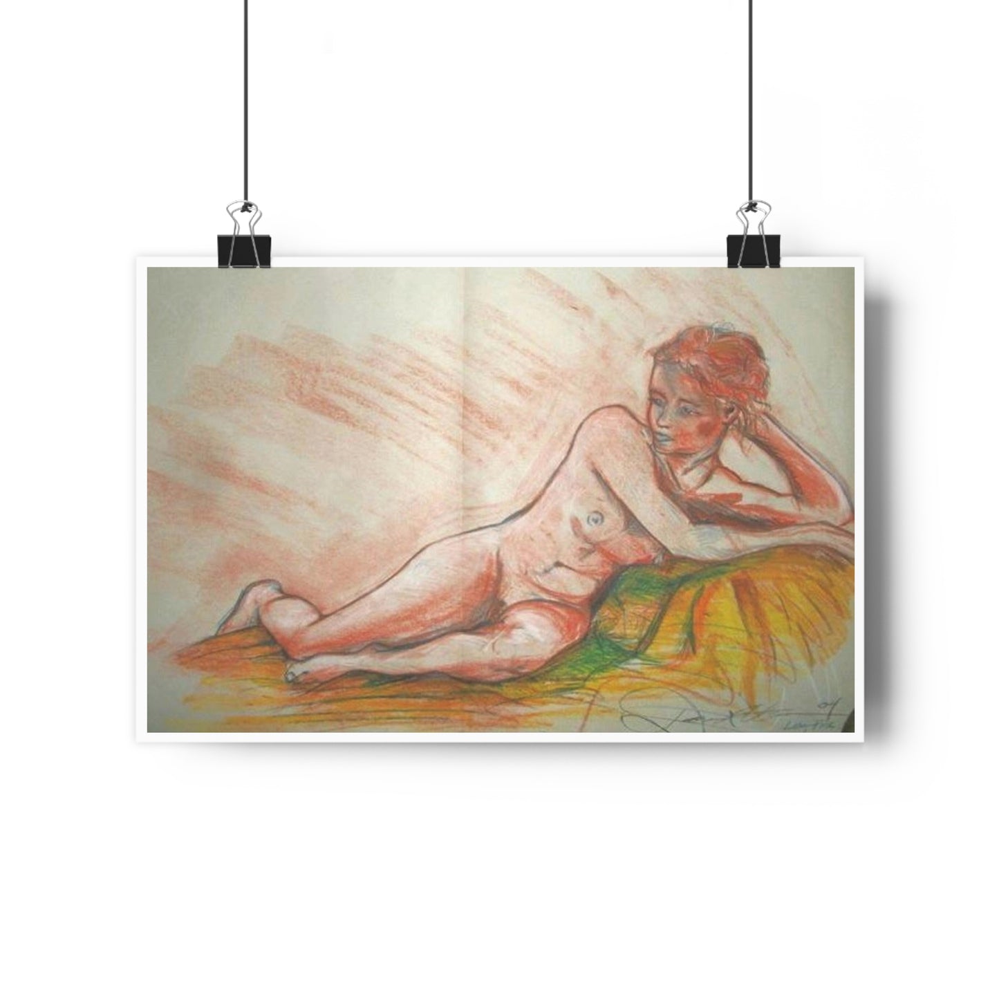 "Nude Study”- Giclée Art Print by artist David Hilborn