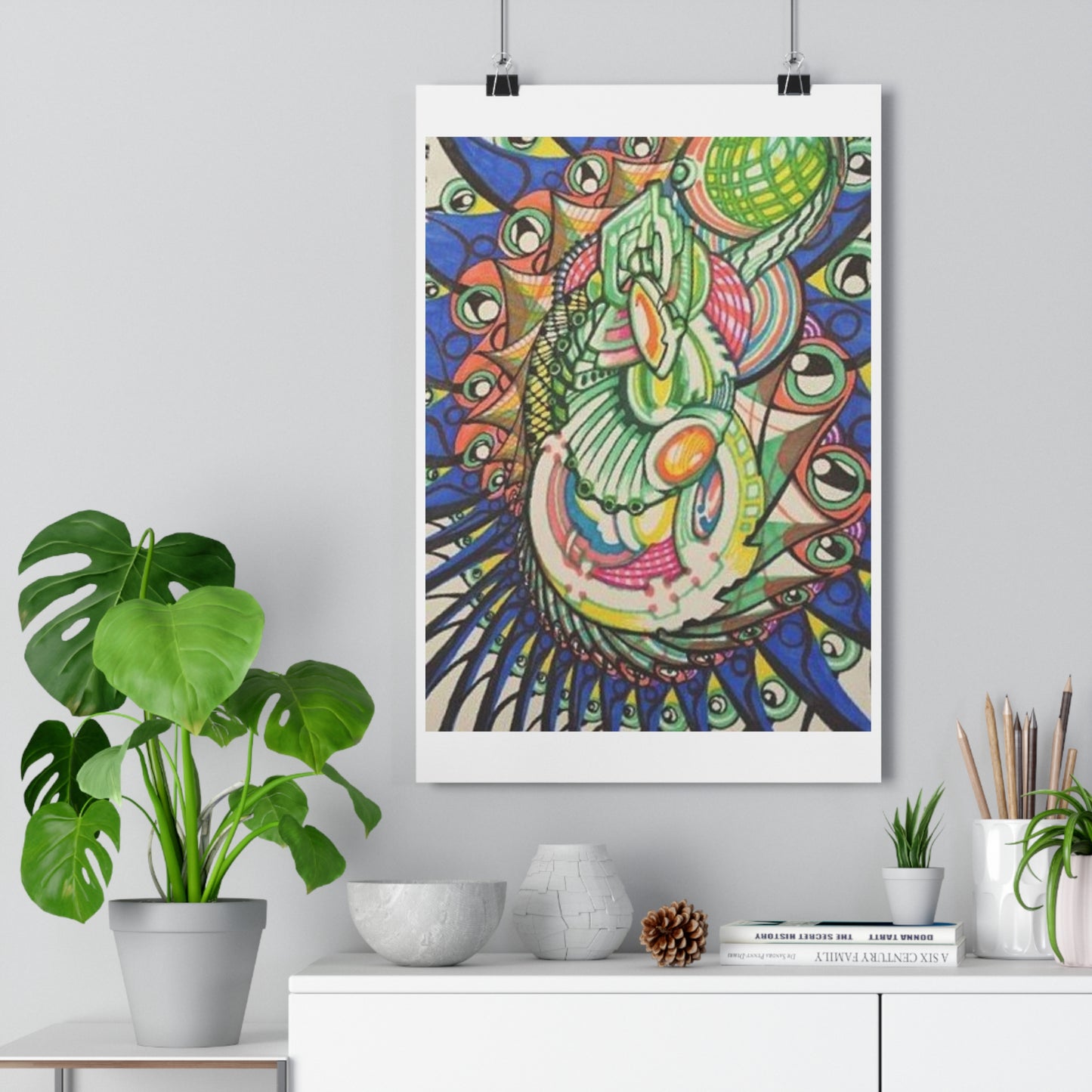 "Psych Eval 1”- Giclée Art Print by artist David Hilborn