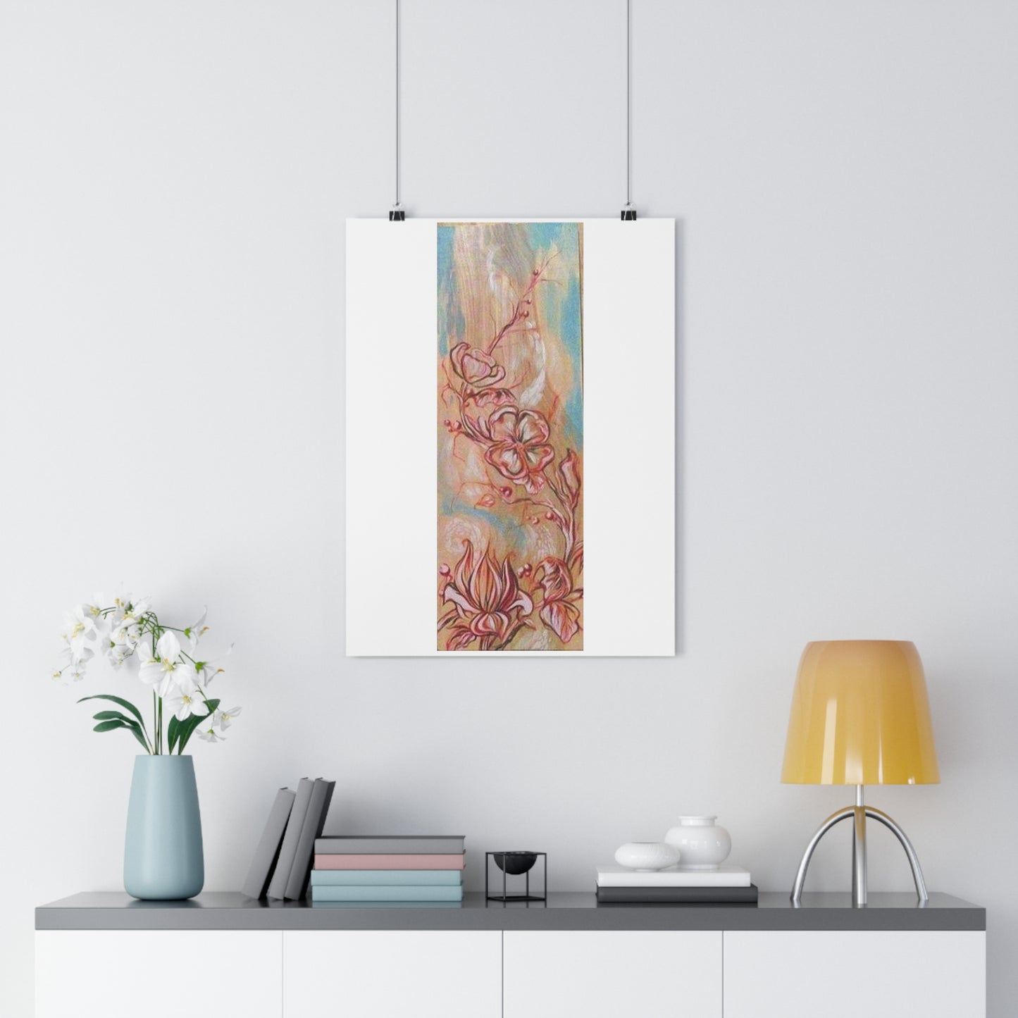 "Cherry Blossoms”- Giclée Art Print by artist David Hilborn