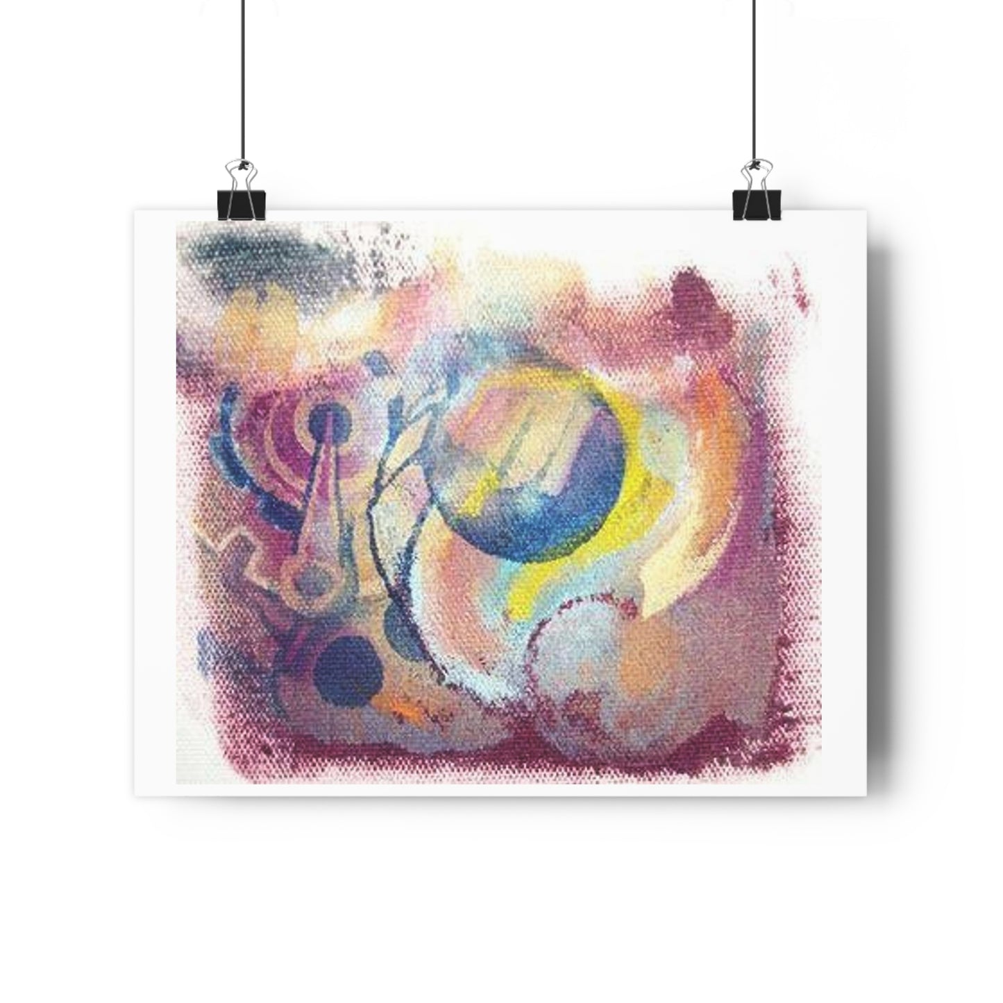 "Button Loop”- Giclée Art Print by artist David Hilborn