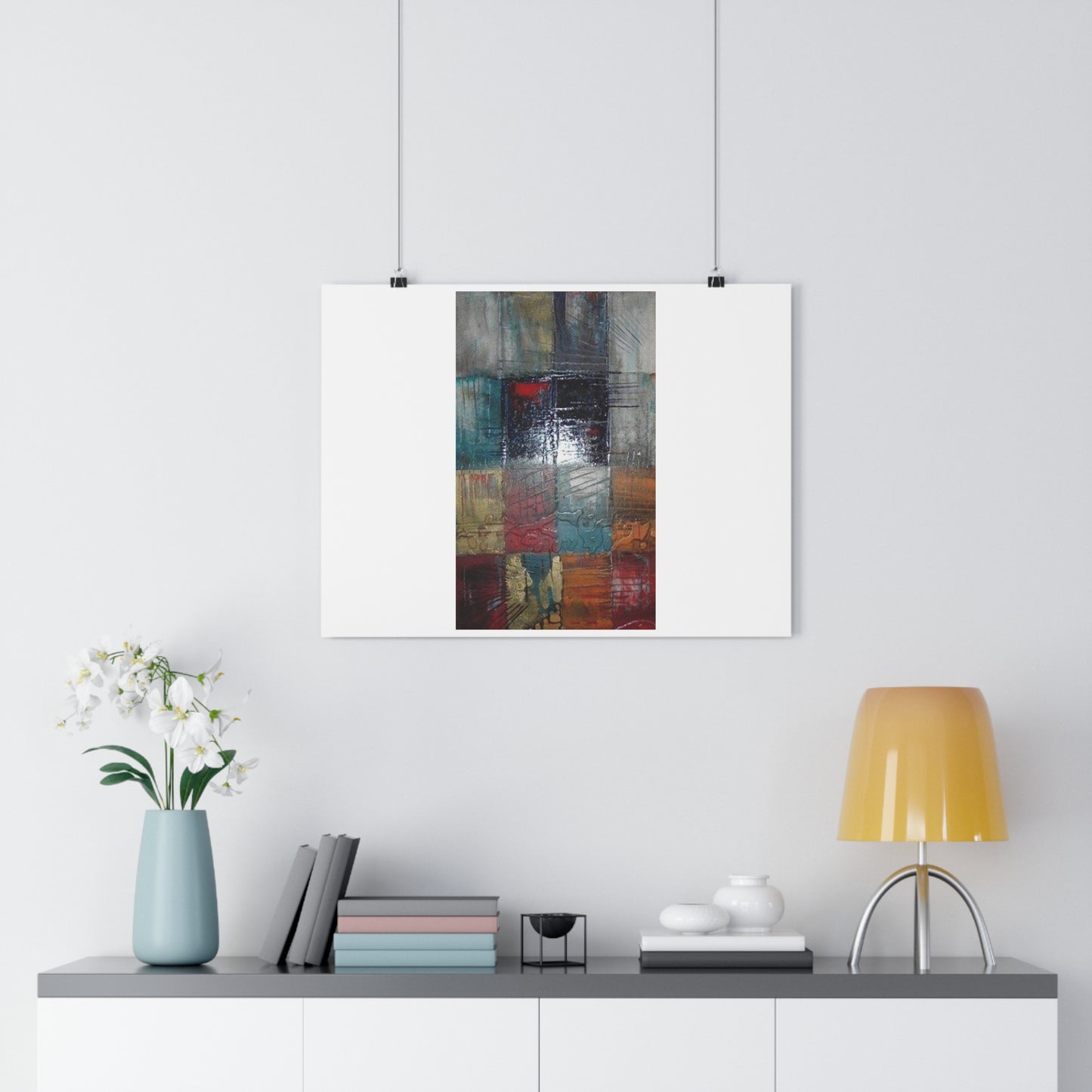 "Contemporary Grid”- Giclée Art Print by artist David Hilborn