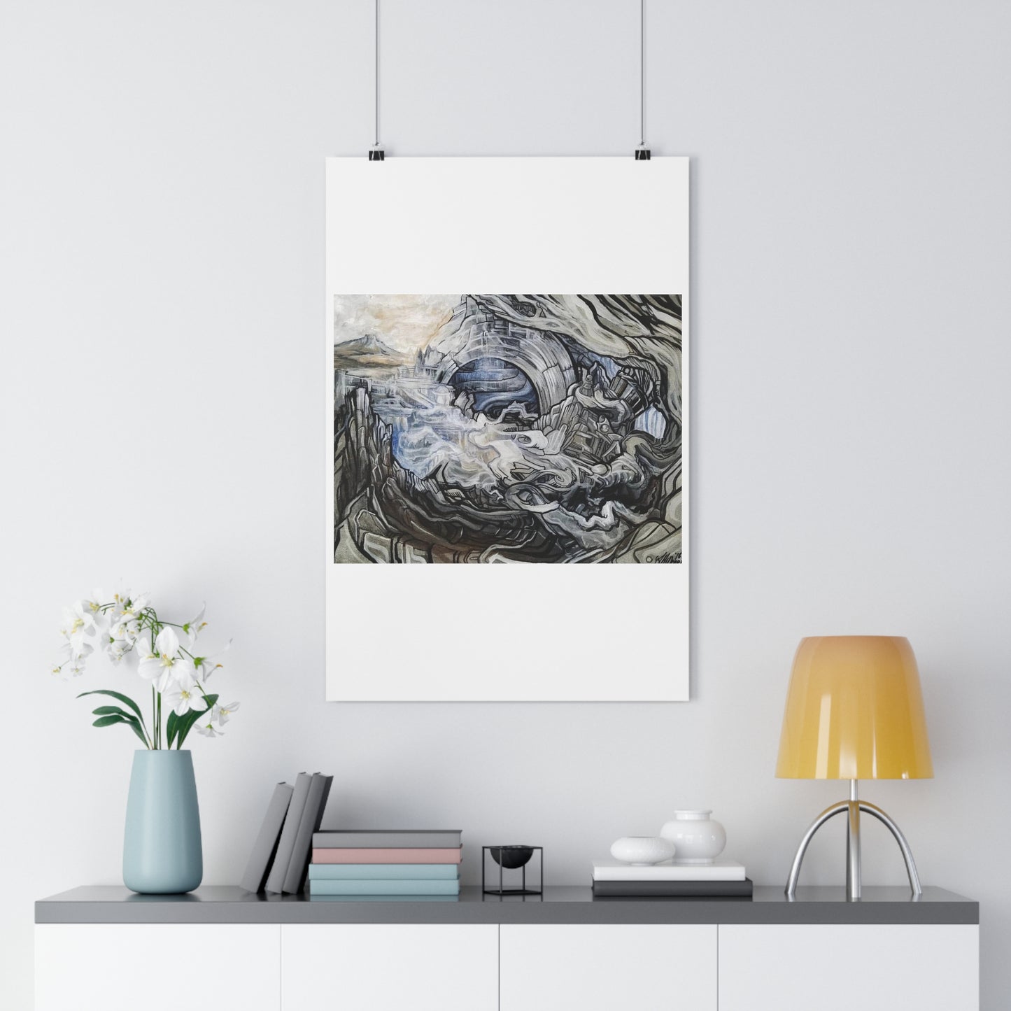 "Typhoon”- Giclée Art Print by artist David Hilborn