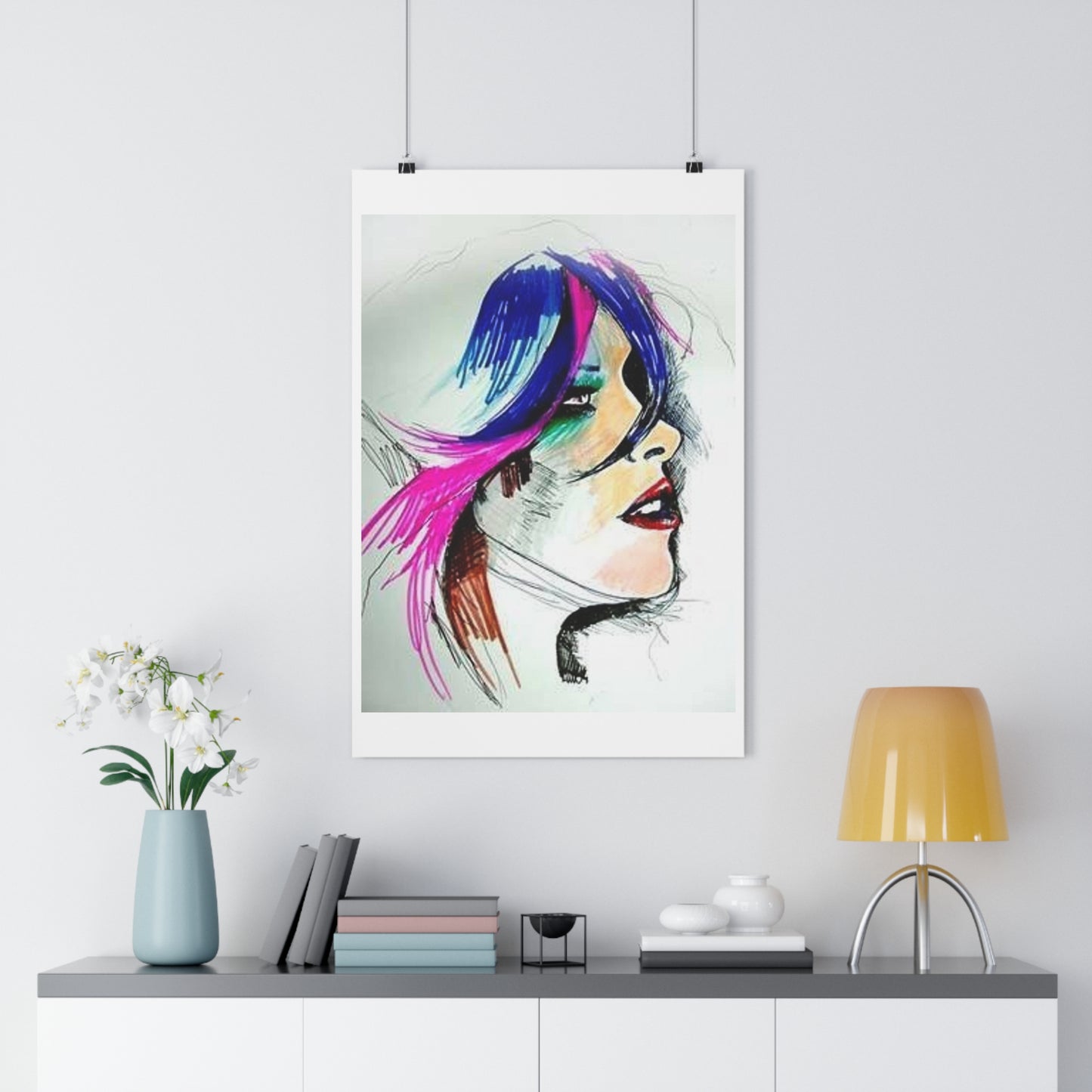 "Scribble”- Giclée Art Print by artist David Hilborn