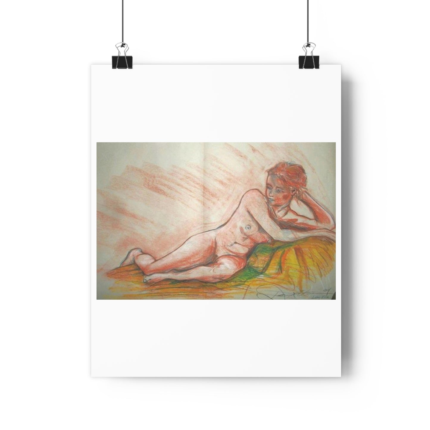 "Nude Study”- Giclée Art Print by artist David Hilborn