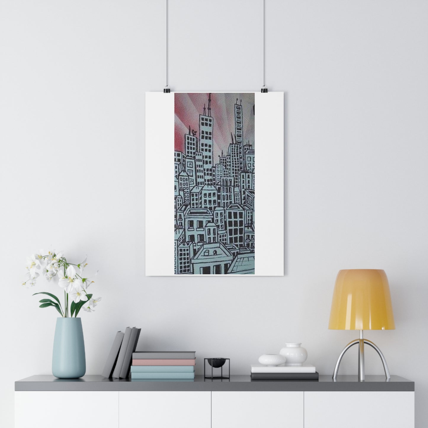 "Sky View”- Giclée Art Print by artist David Hilborn