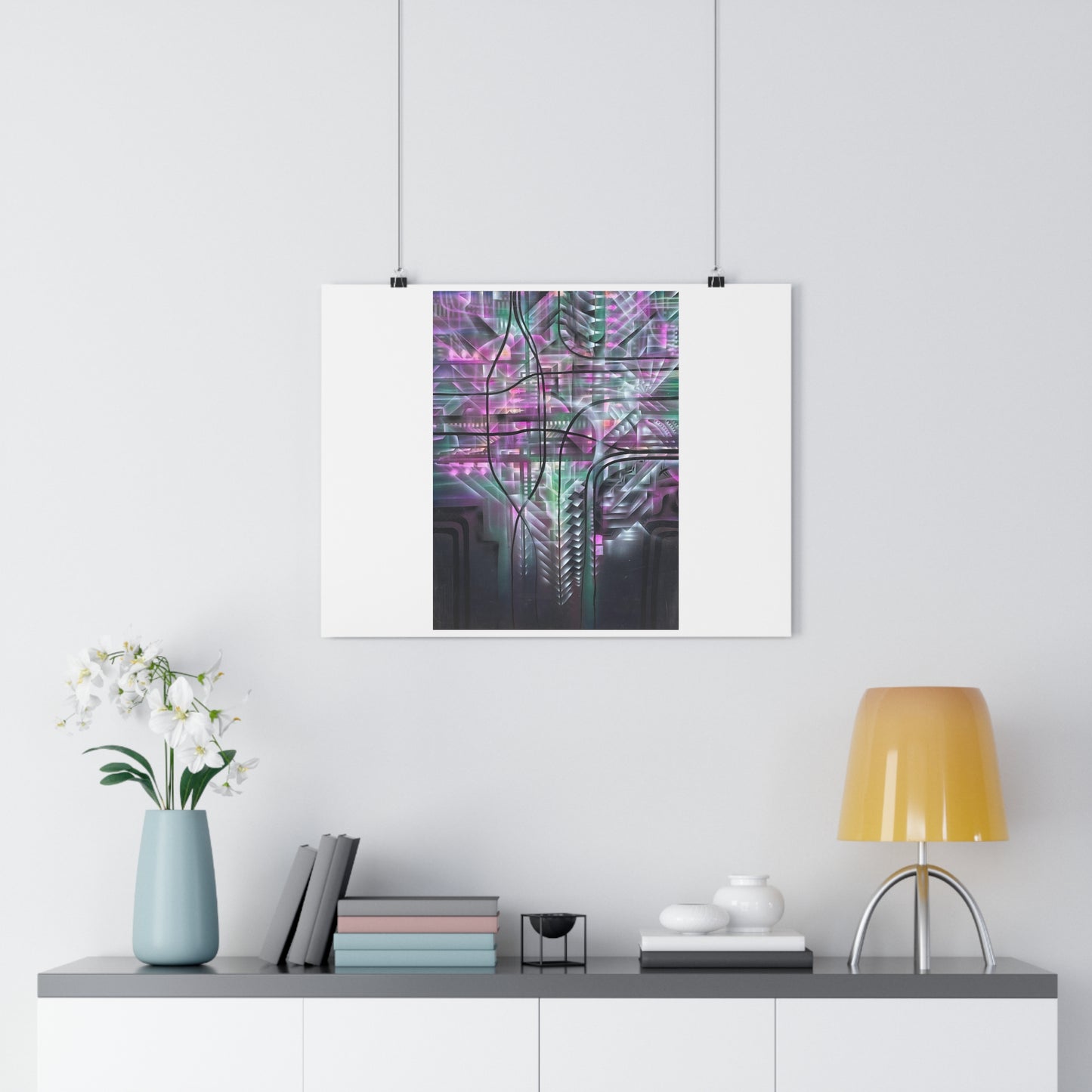 “Compute”- Giclée Art Print by artist David Hilborn