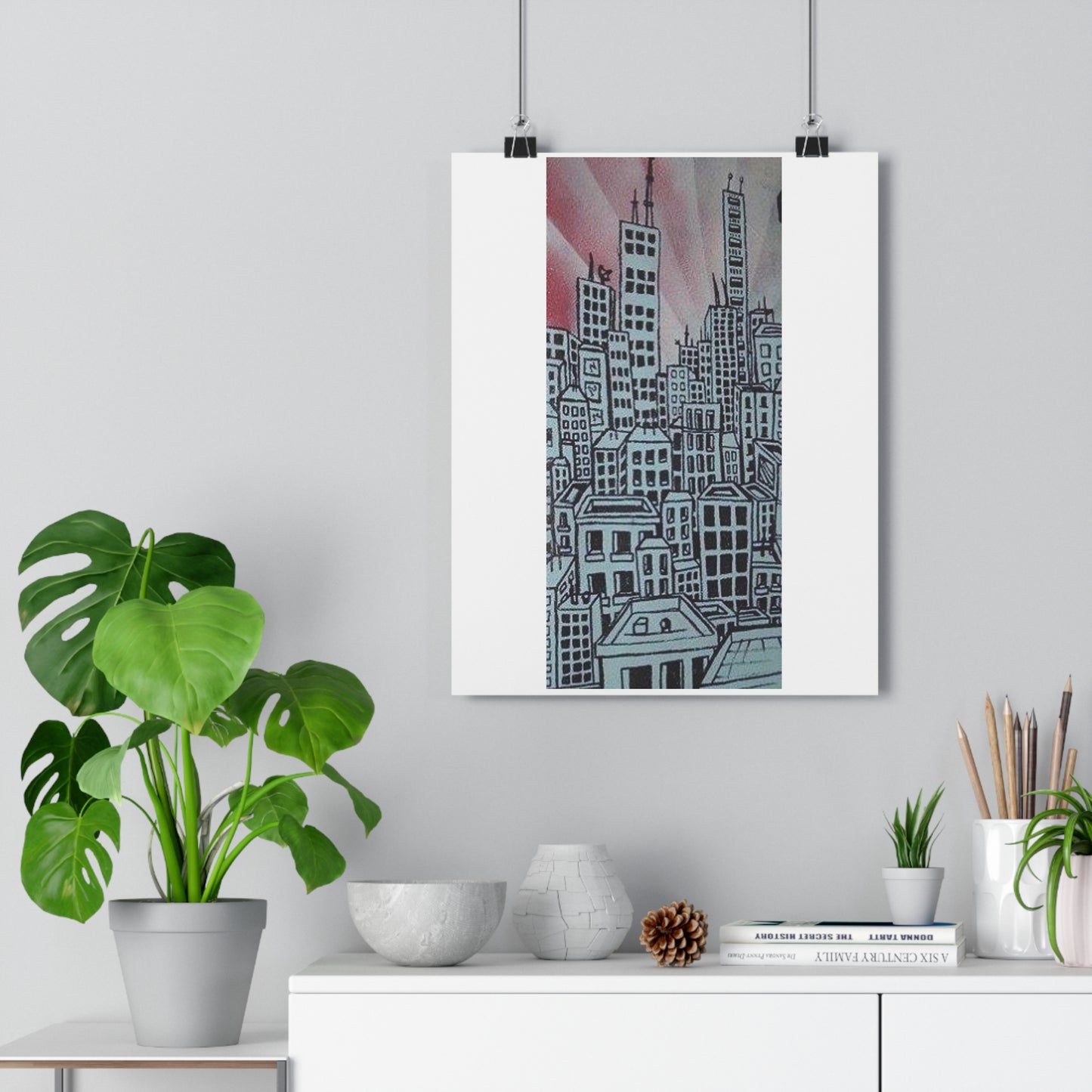 "Sky View”- Giclée Art Print by artist David Hilborn