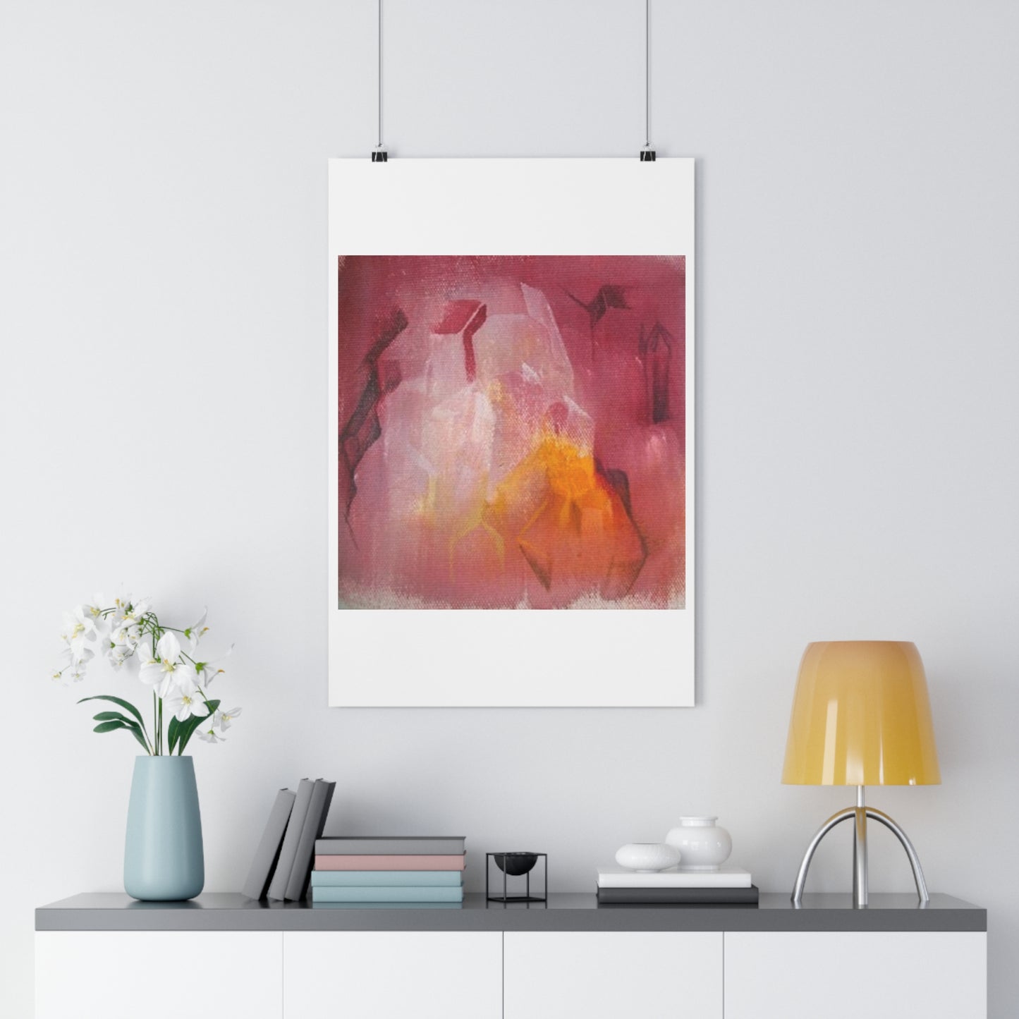 "Raspberry Citrine”- Giclée Art Print by artist David Hilborn