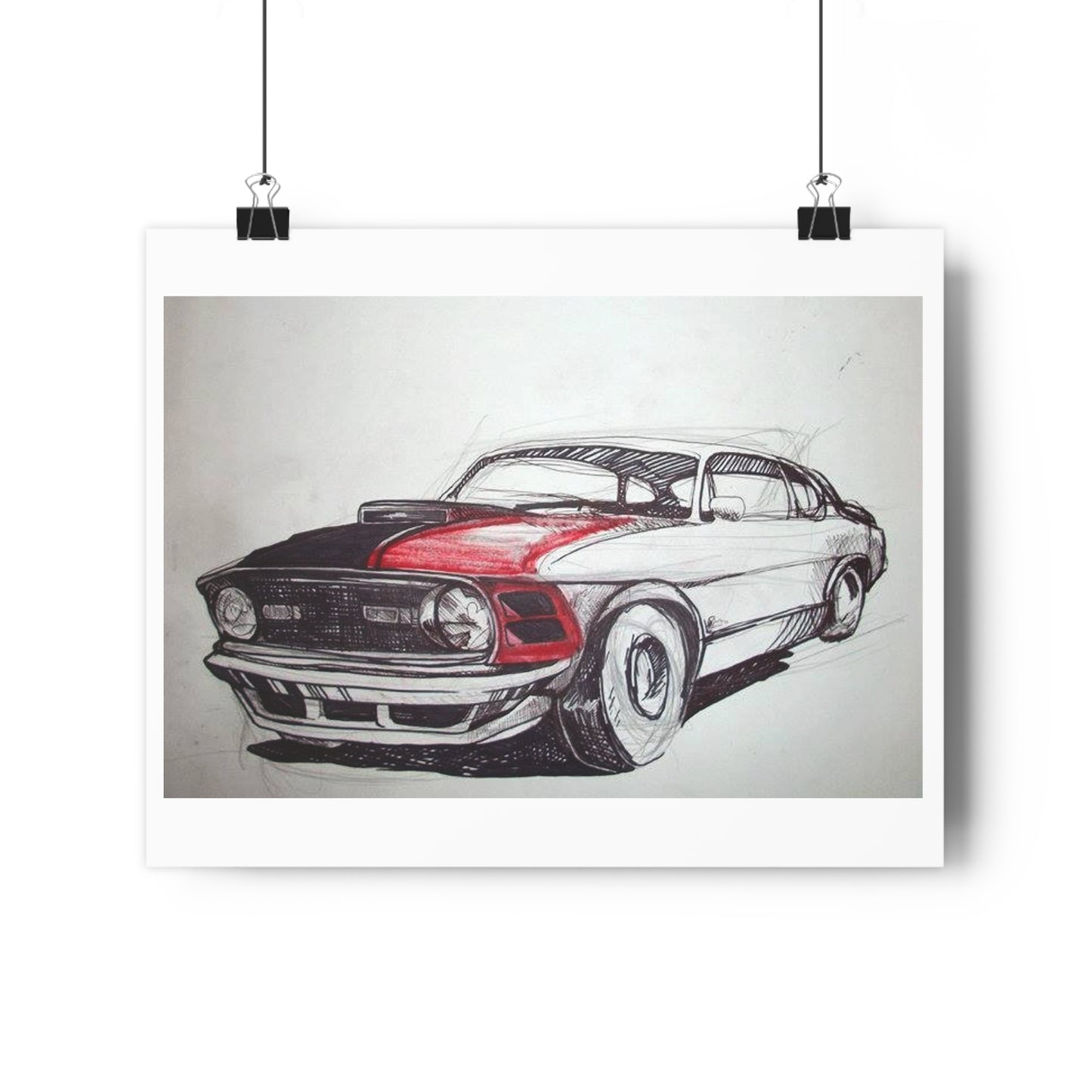 "Autobody Study”- Giclée Art Print by artist David Hilborn