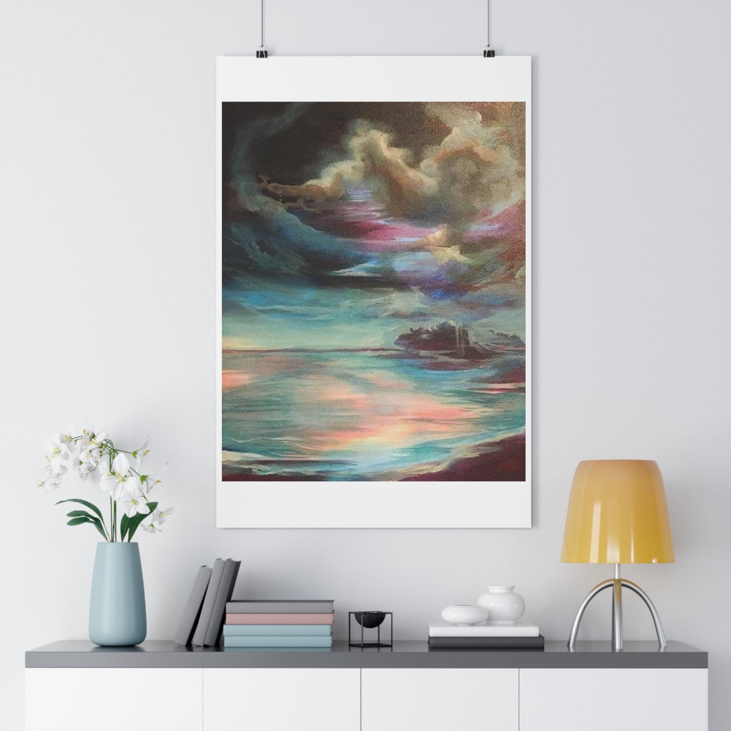 "Stormy”- Giclée Art Print by artist David Hilborn