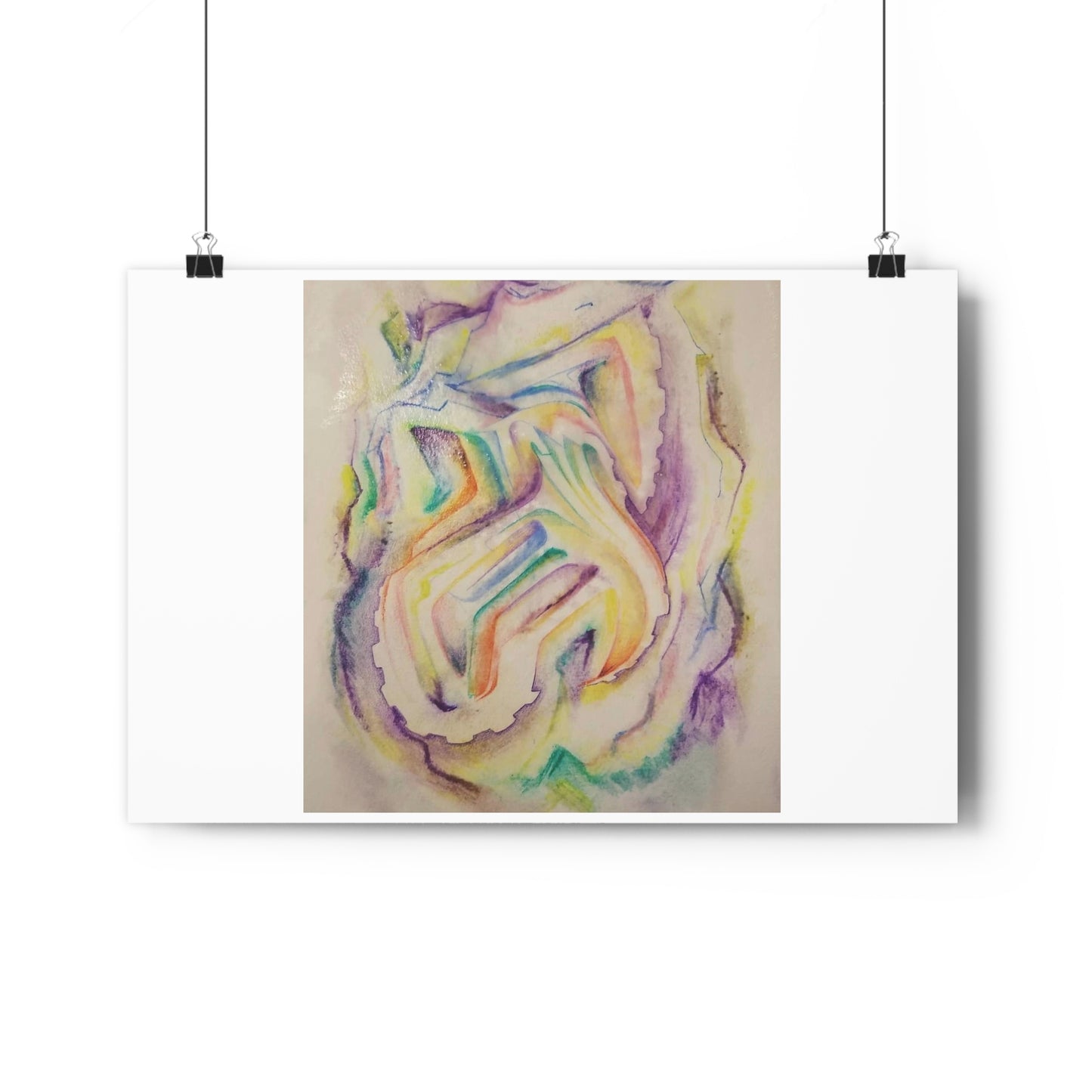 "Splooge Color Study”- Giclée Art Print by artist David Hilborn