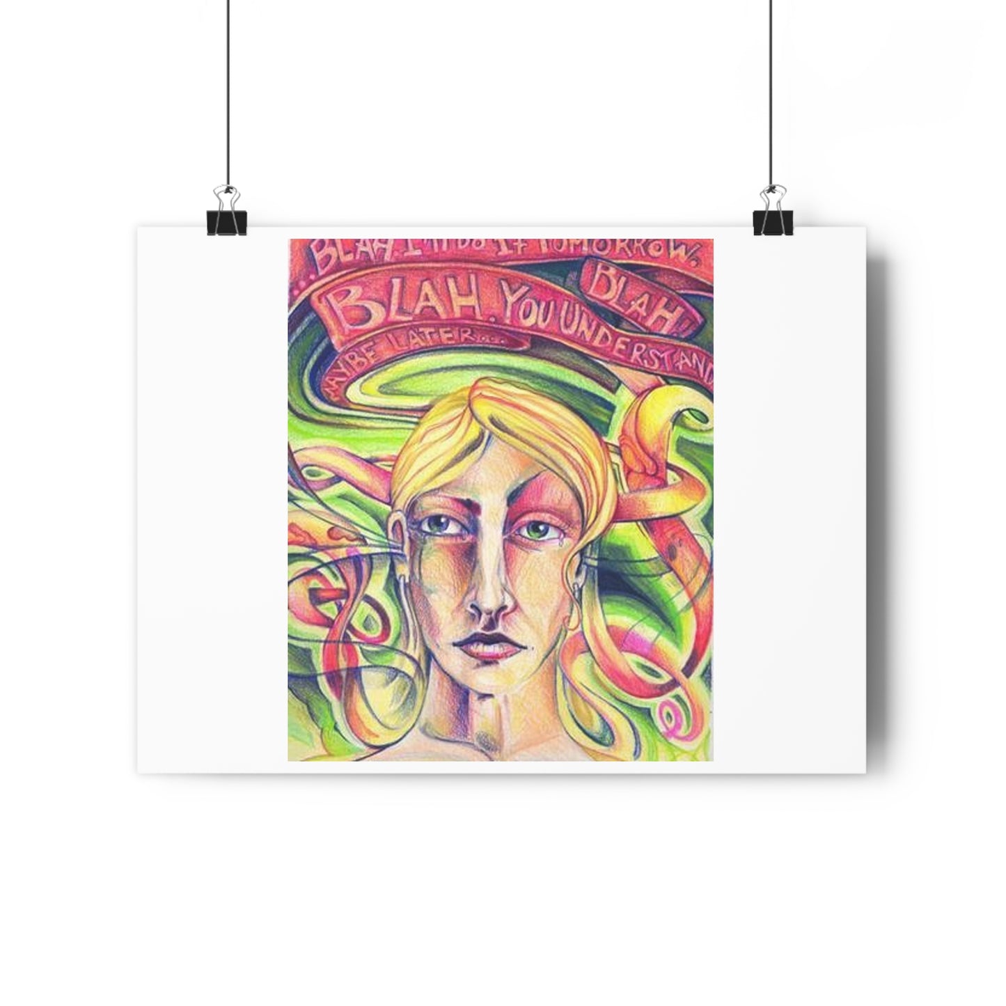 "Poet”- Giclée Art Print by artist David Hilborn