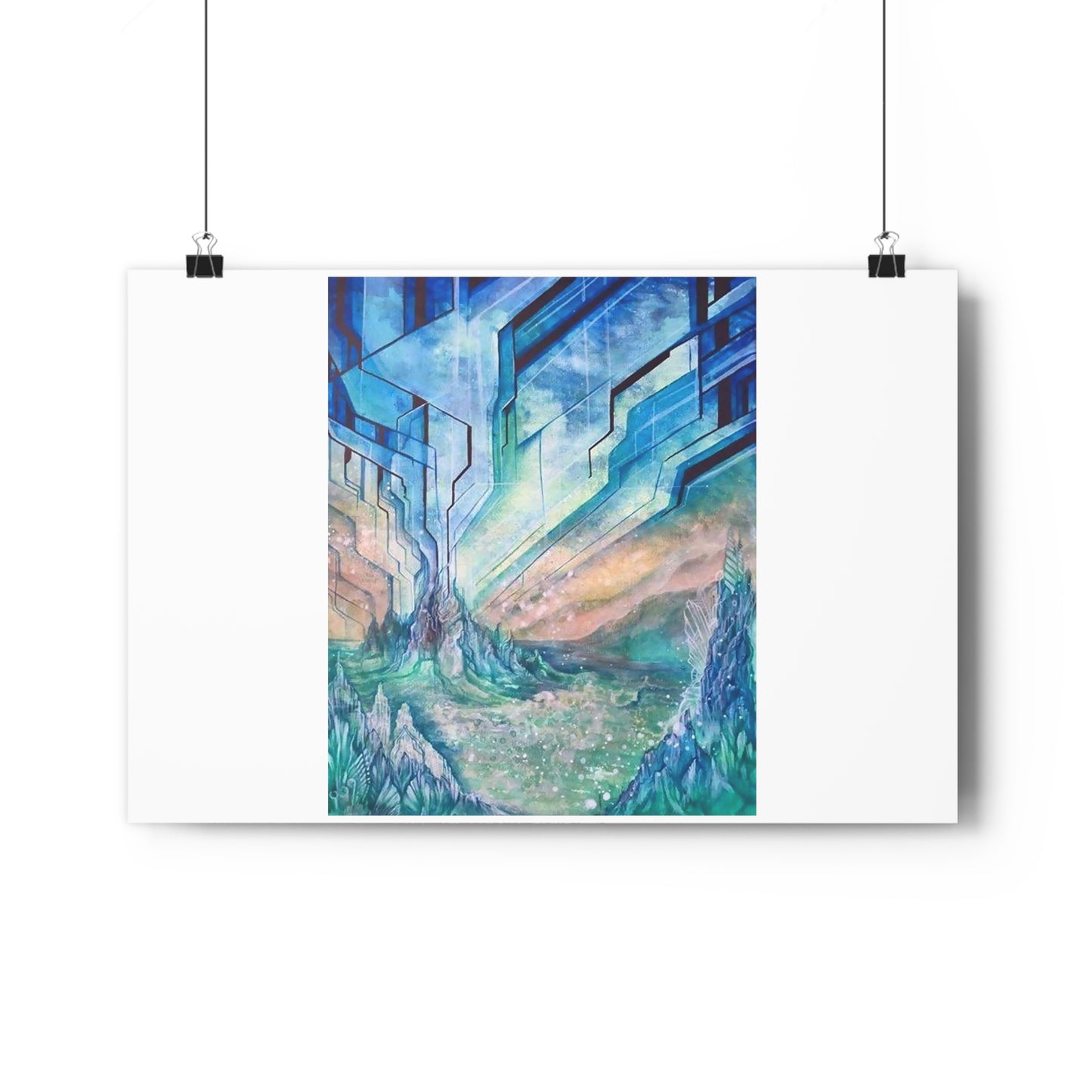 “Aqua-terrestrial”- Giclée Art Print by artist David Hilborn