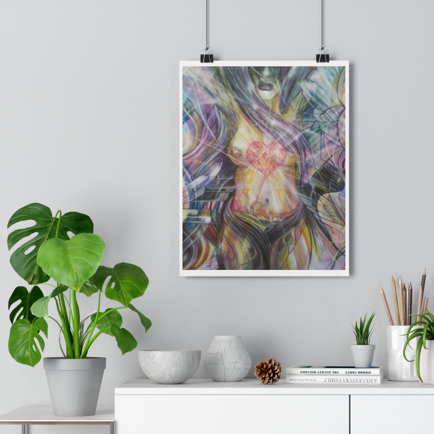 "Visionary Nude”- Giclée Art Print by artist David Hilborn