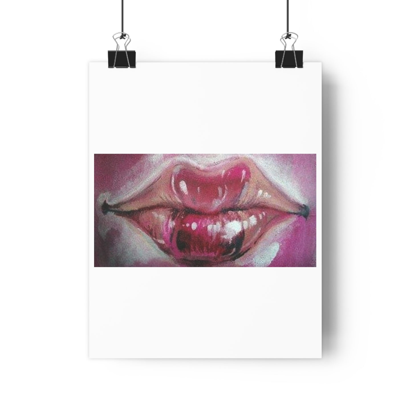 "Lips”- Giclée Art Print by artist David Hilborn