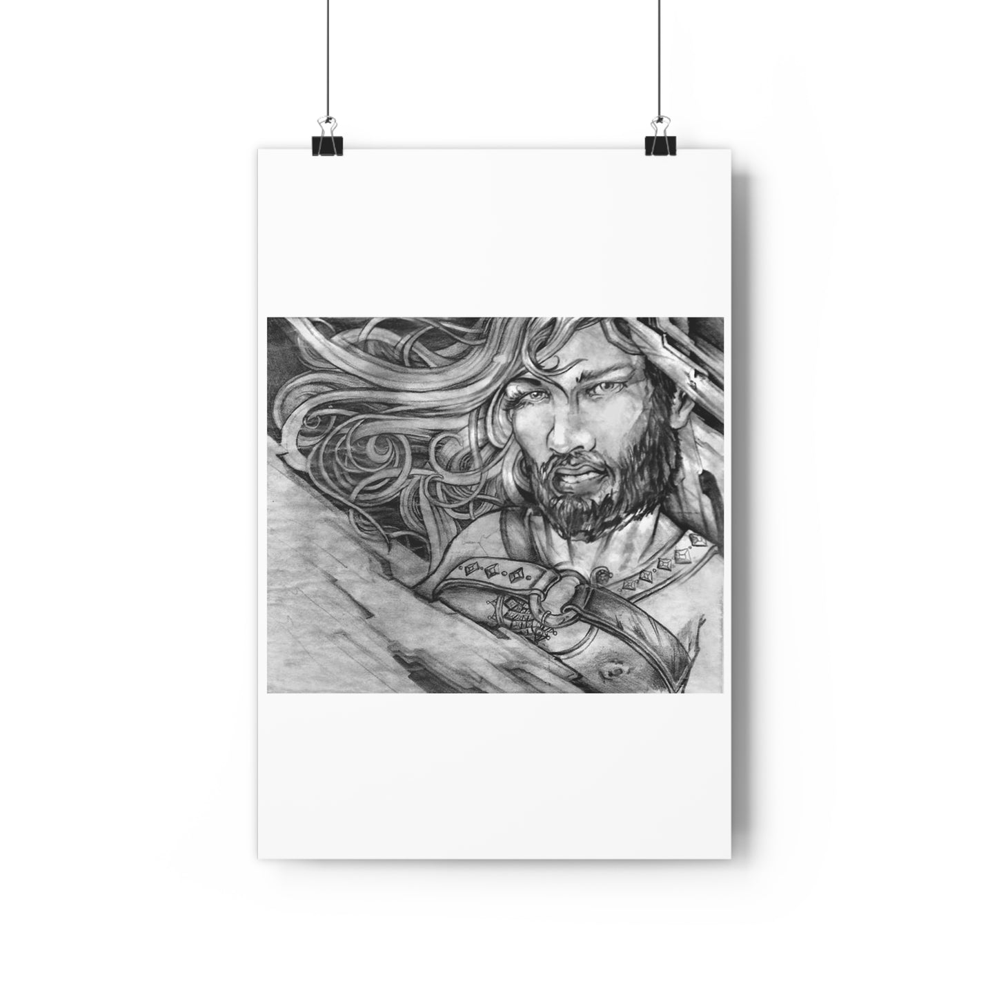 "Bearded Beauty" - Giclée Art Print by artist David Hilborn