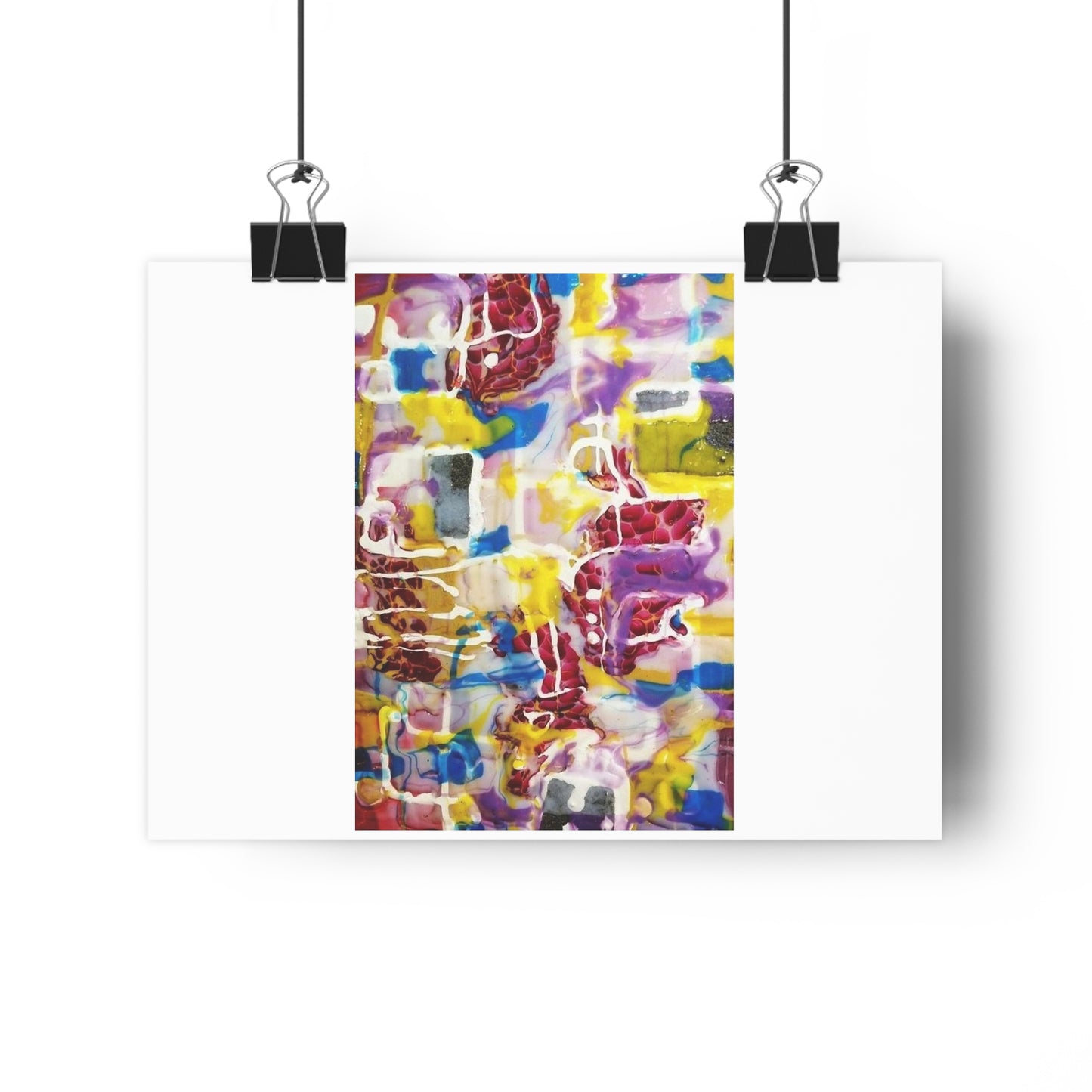 "Technicolor Razzle Dazzle”- Giclée Art Print by artist David Hilborn