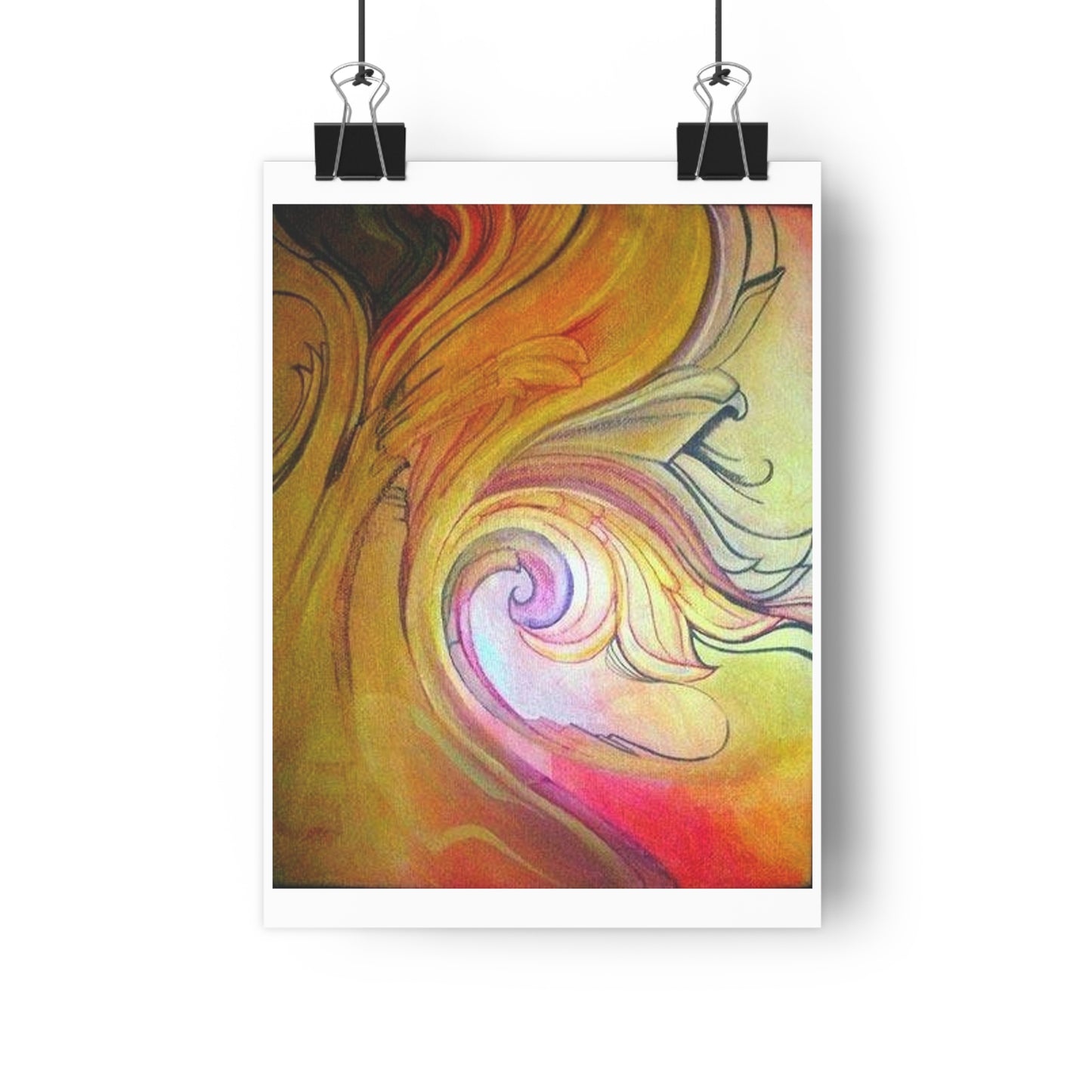 "Sol Flow”- Giclée Art Print by artist David Hilborn