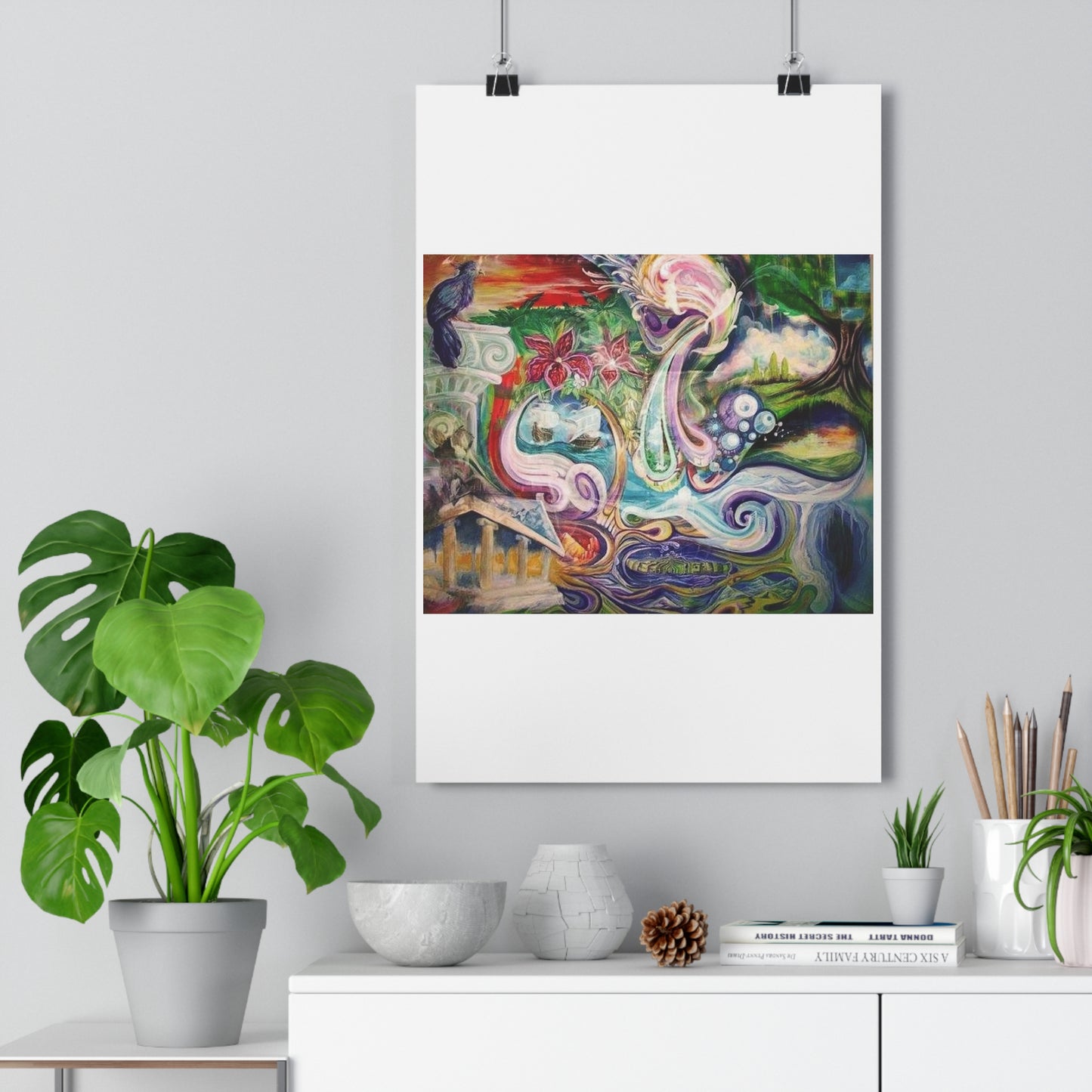 "Focus and Chaos”- Giclée Art Print by artist David Hilborn