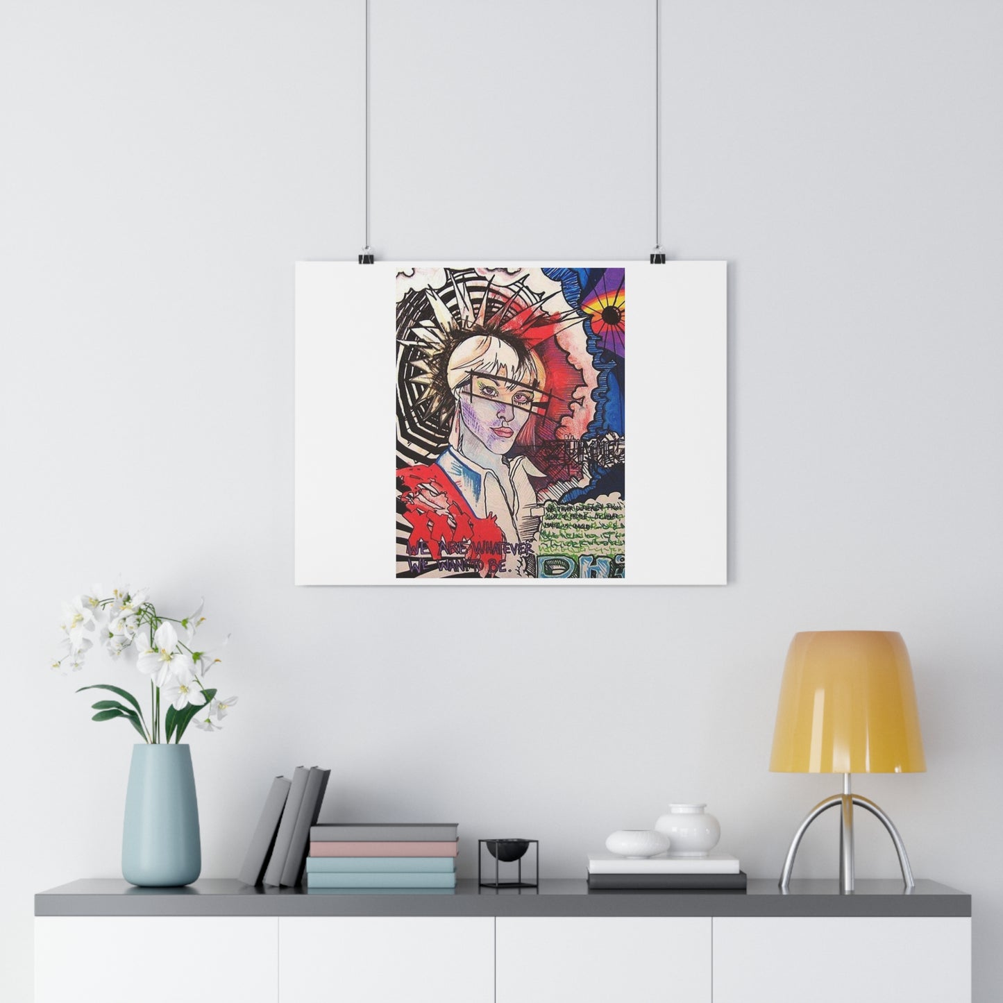 "We are whatever we want to be”- Giclée Art Print by artist David Hilborn