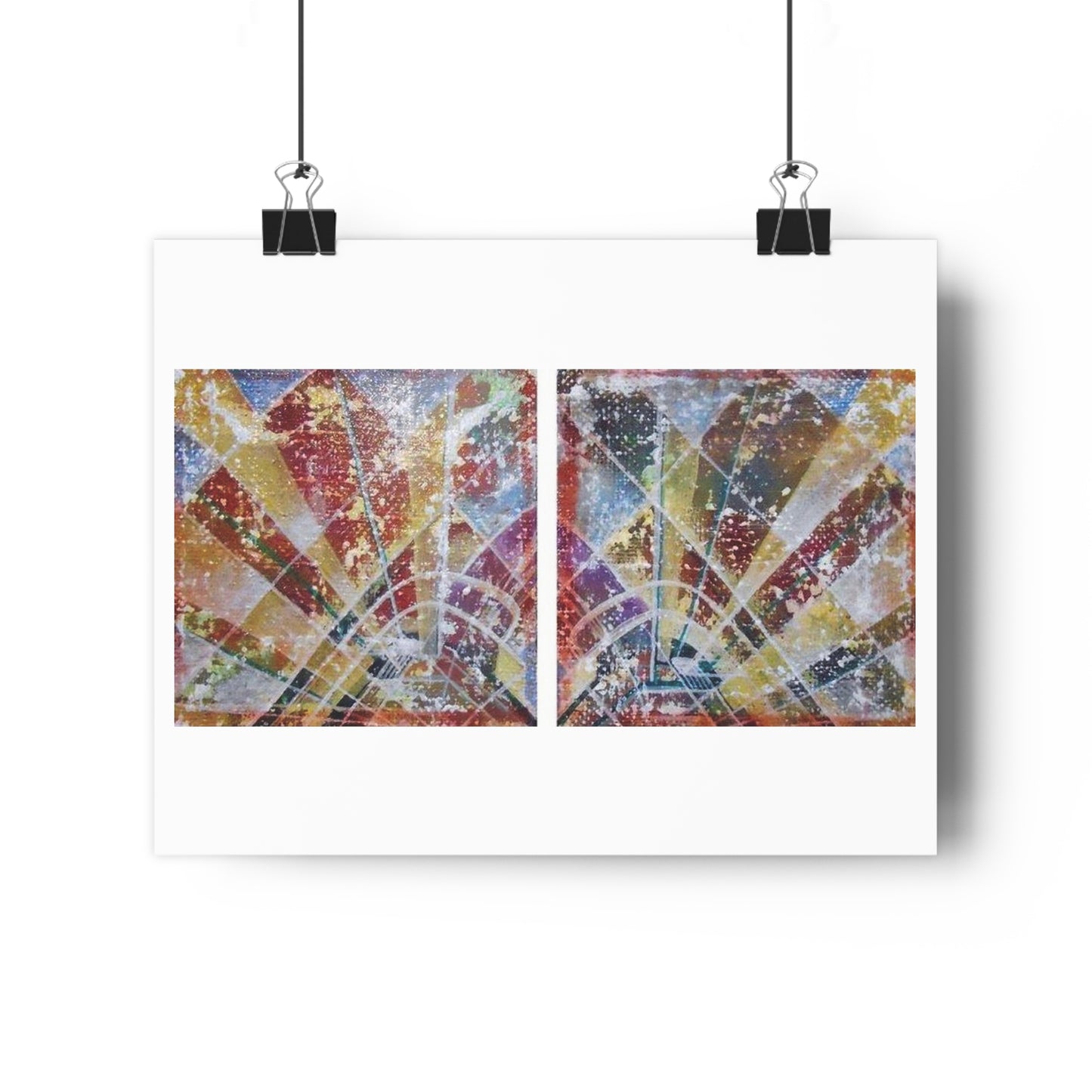 "Roller Rink”- Giclée Art Print by artist David Hilborn