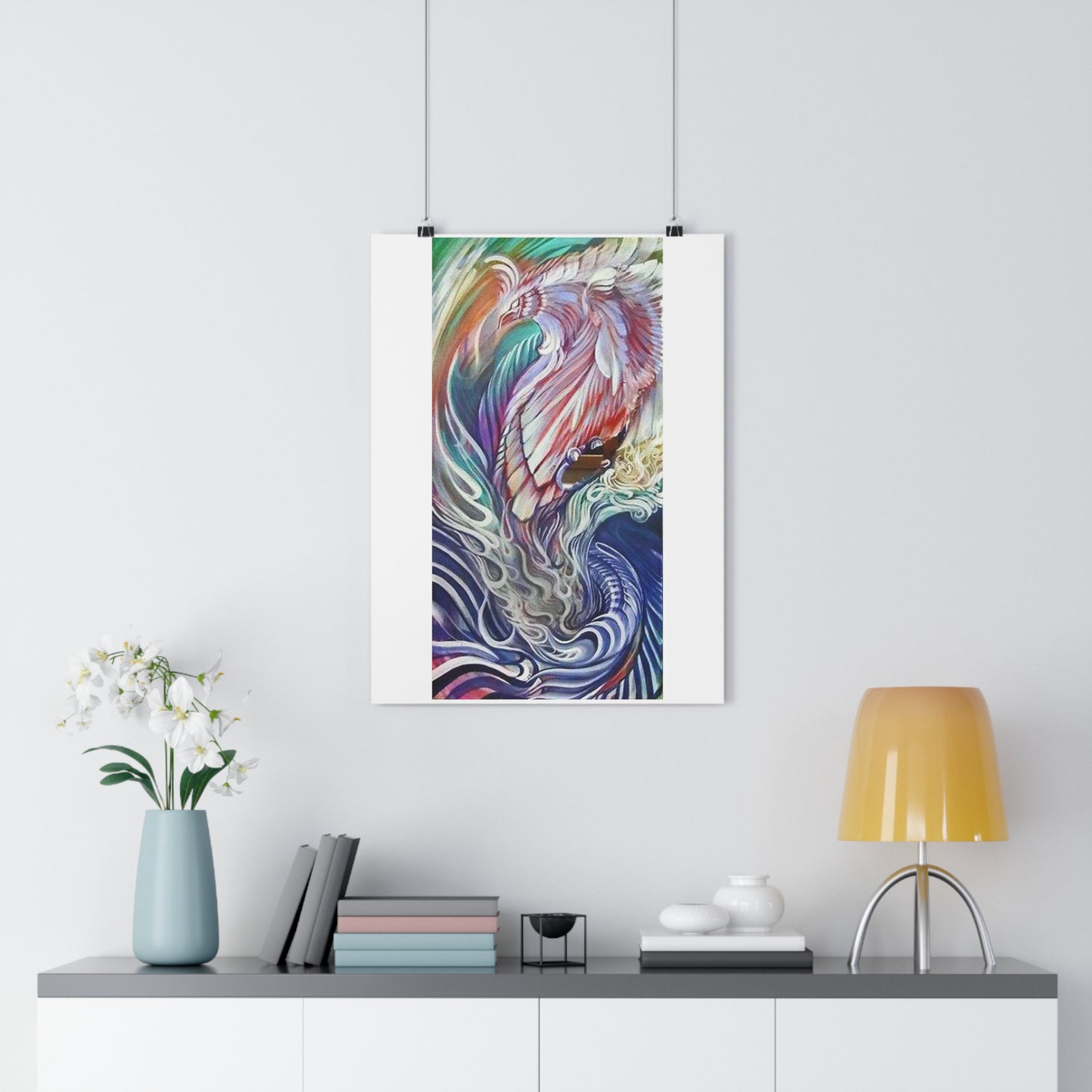 "Aqua Dreamix”- Giclée Art Print by artist David Hilborn