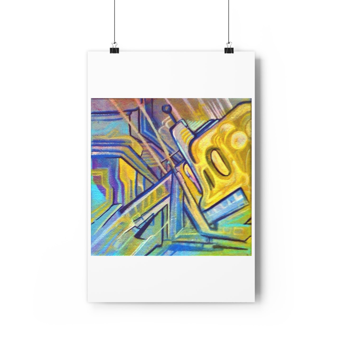 "Robo Drip”- Giclée Art Print by artist David Hilborn