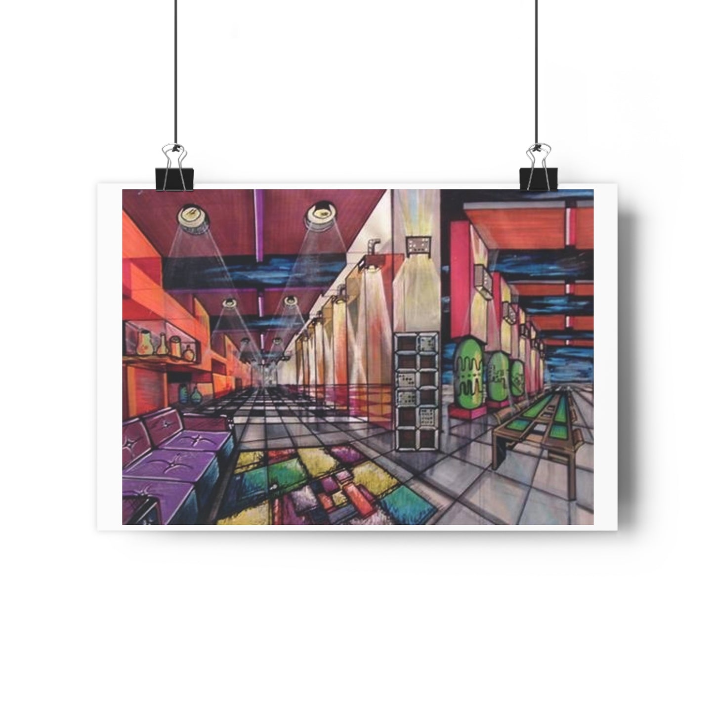 "Impossible Spaces”- Giclée Art Print by artist David Hilborn