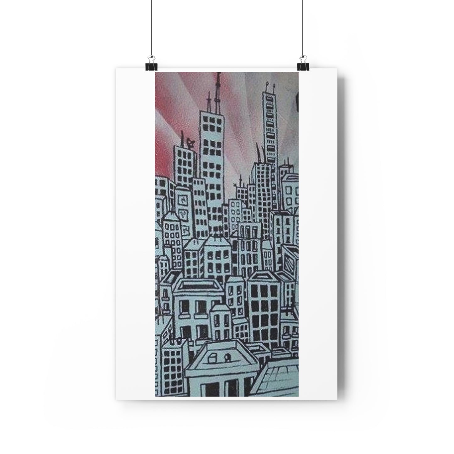 "Sky View”- Giclée Art Print by artist David Hilborn