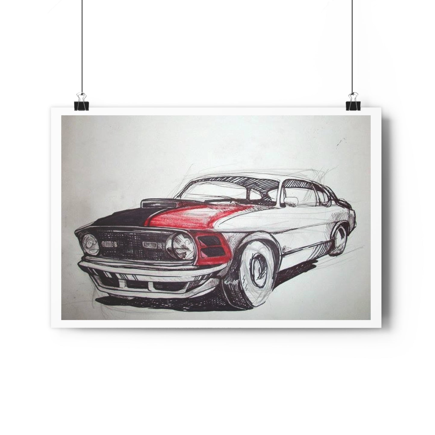 "Autobody Study”- Giclée Art Print by artist David Hilborn