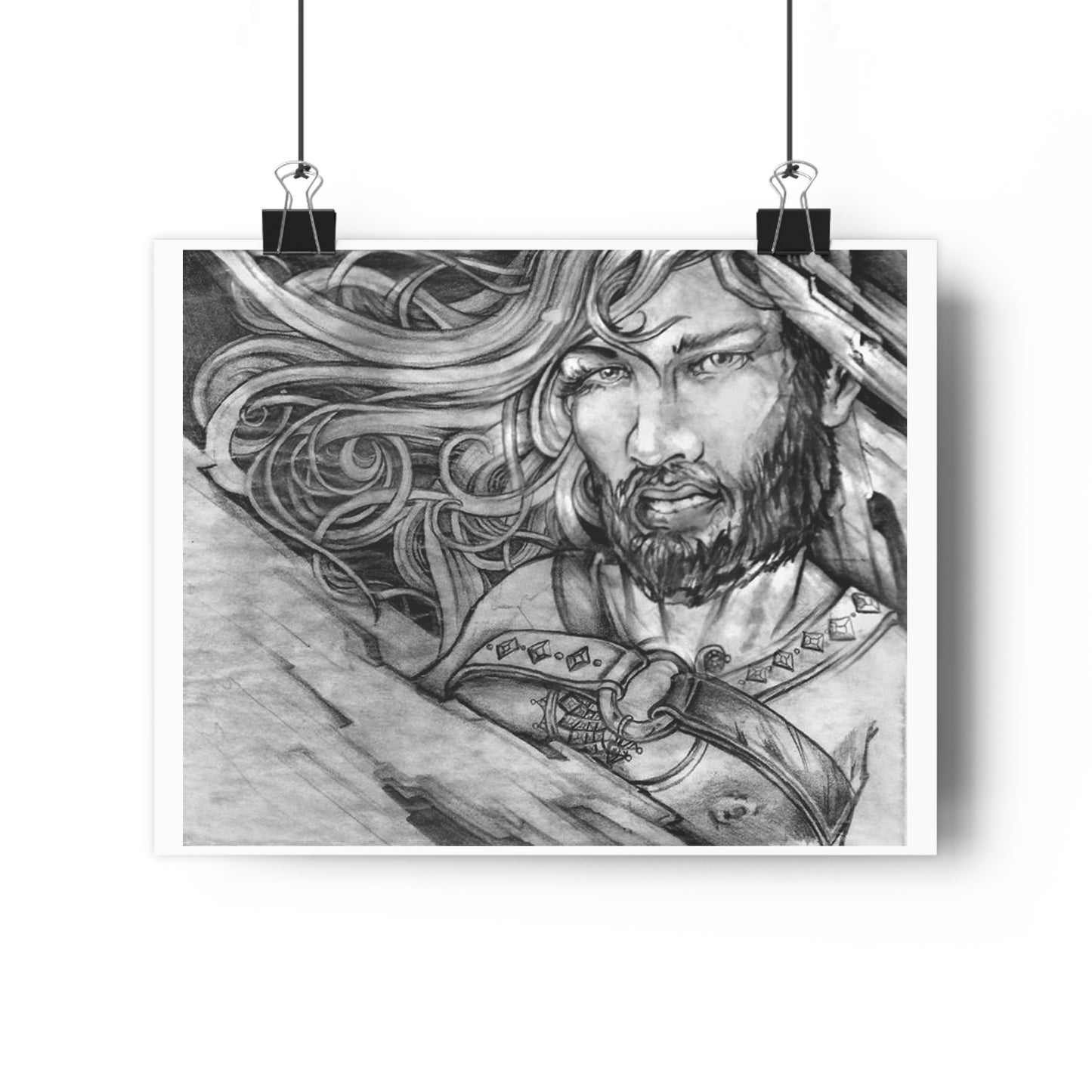 "Bearded Beauty" - Giclée Art Print by artist David Hilborn