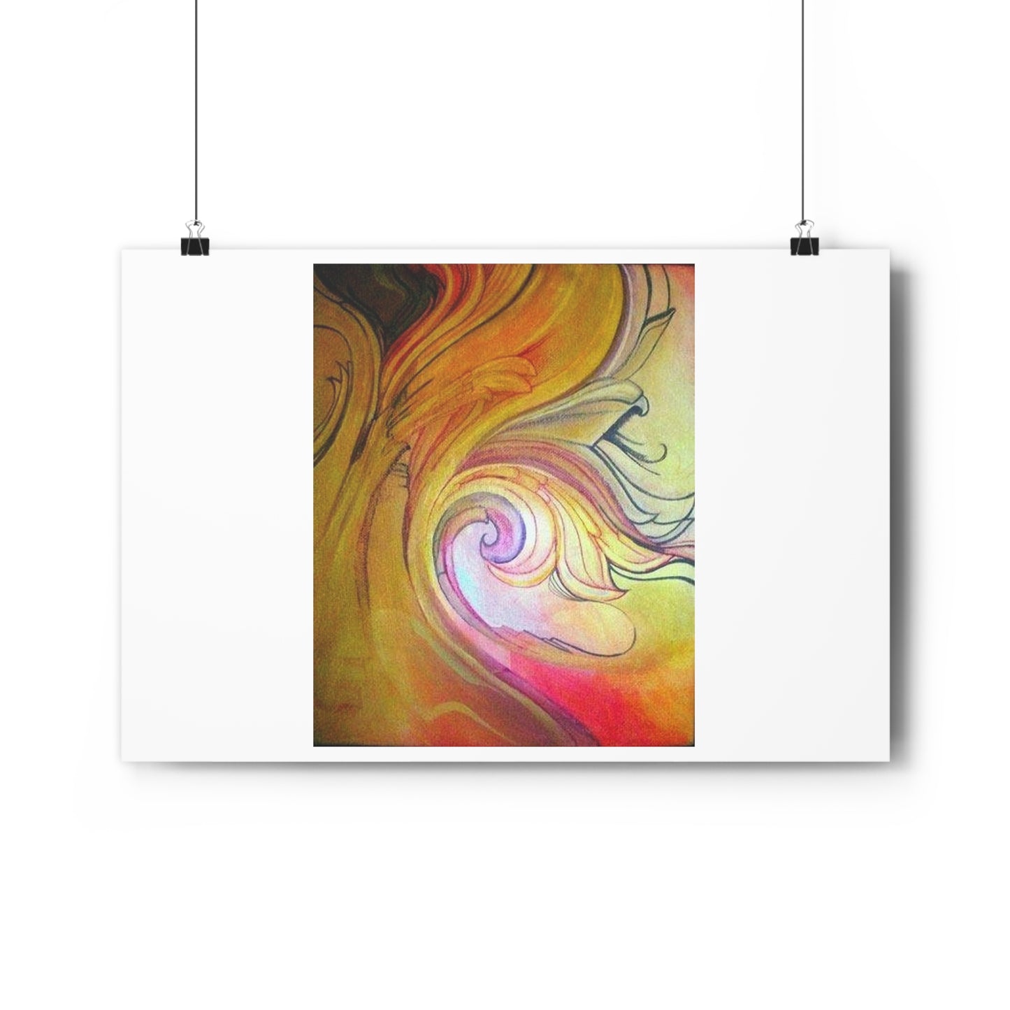 "Sol Flow”- Giclée Art Print by artist David Hilborn