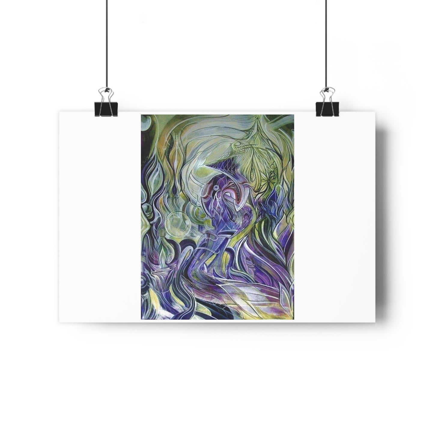 "Purp”- Giclée Art Print by artist David Hilborn