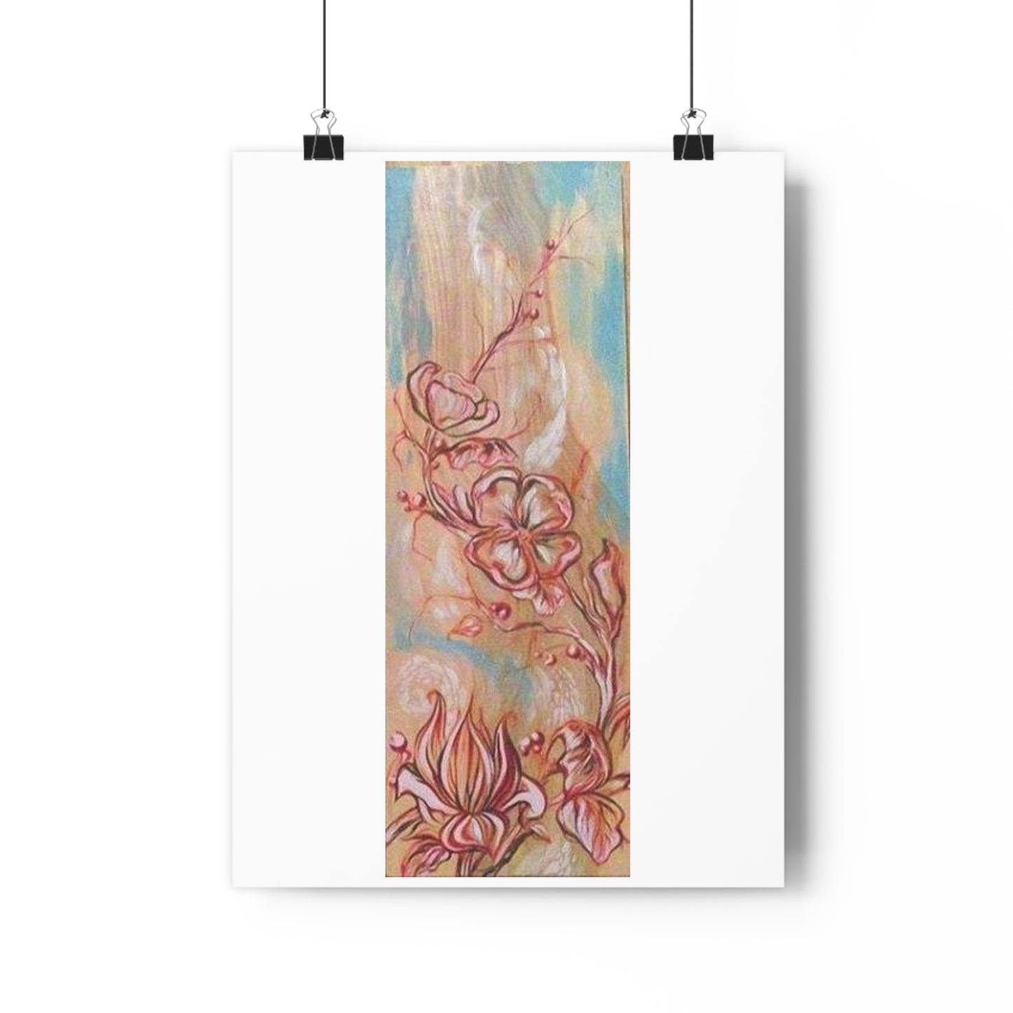 "Cherry Blossoms”- Giclée Art Print by artist David Hilborn