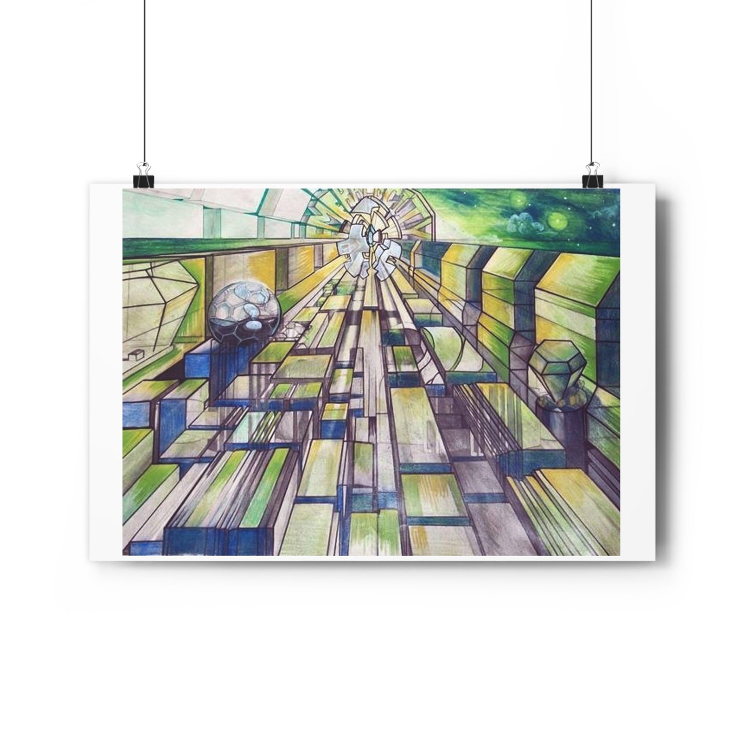 "Emerald City”- Giclée Art Print by artist David Hilborn