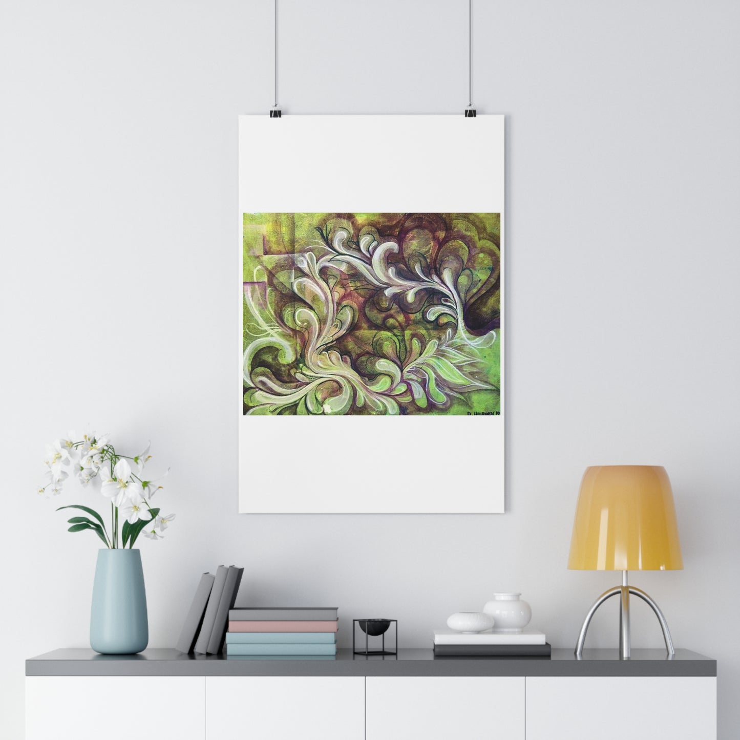 "Mossy Wood”- Giclée Art Print by artist David Hilborn