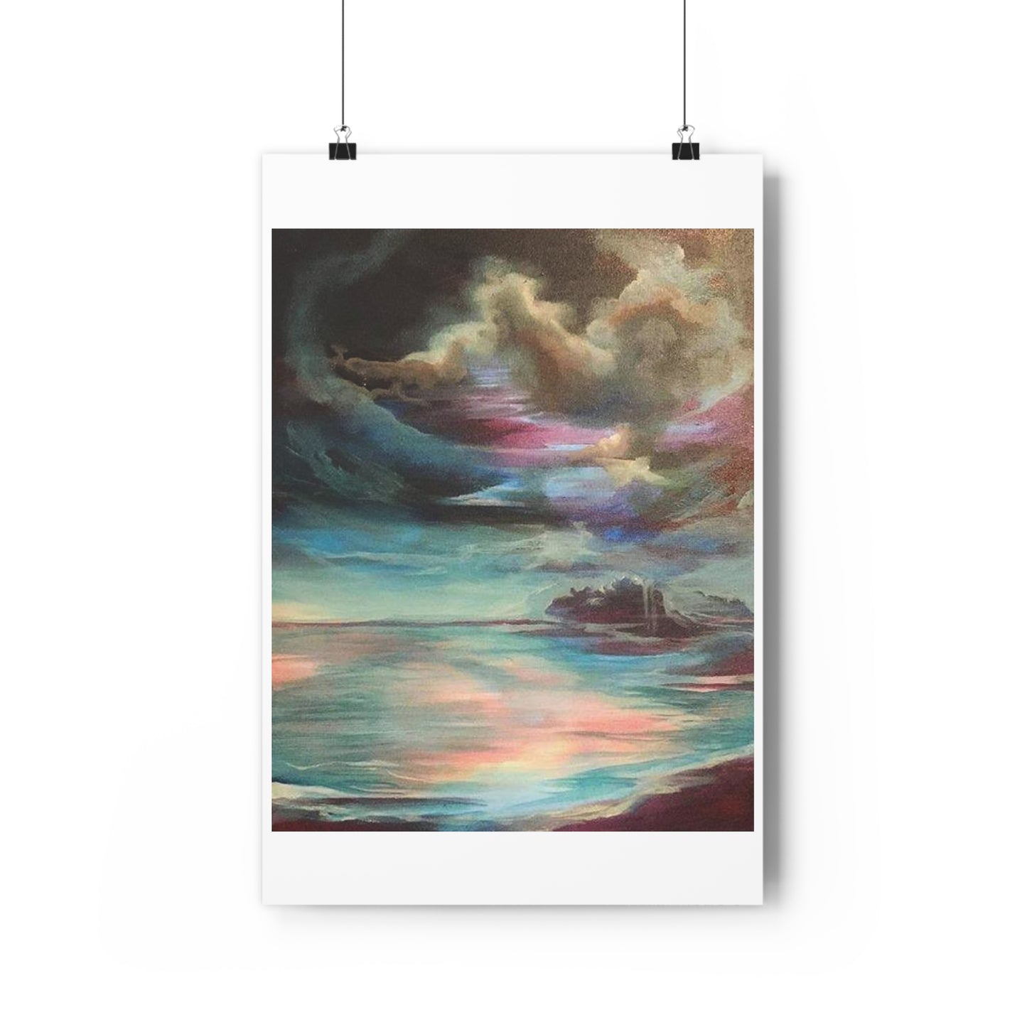 "Stormy”- Giclée Art Print by artist David Hilborn