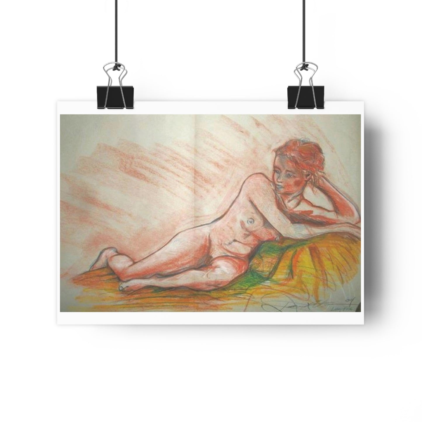 "Nude Study”- Giclée Art Print by artist David Hilborn